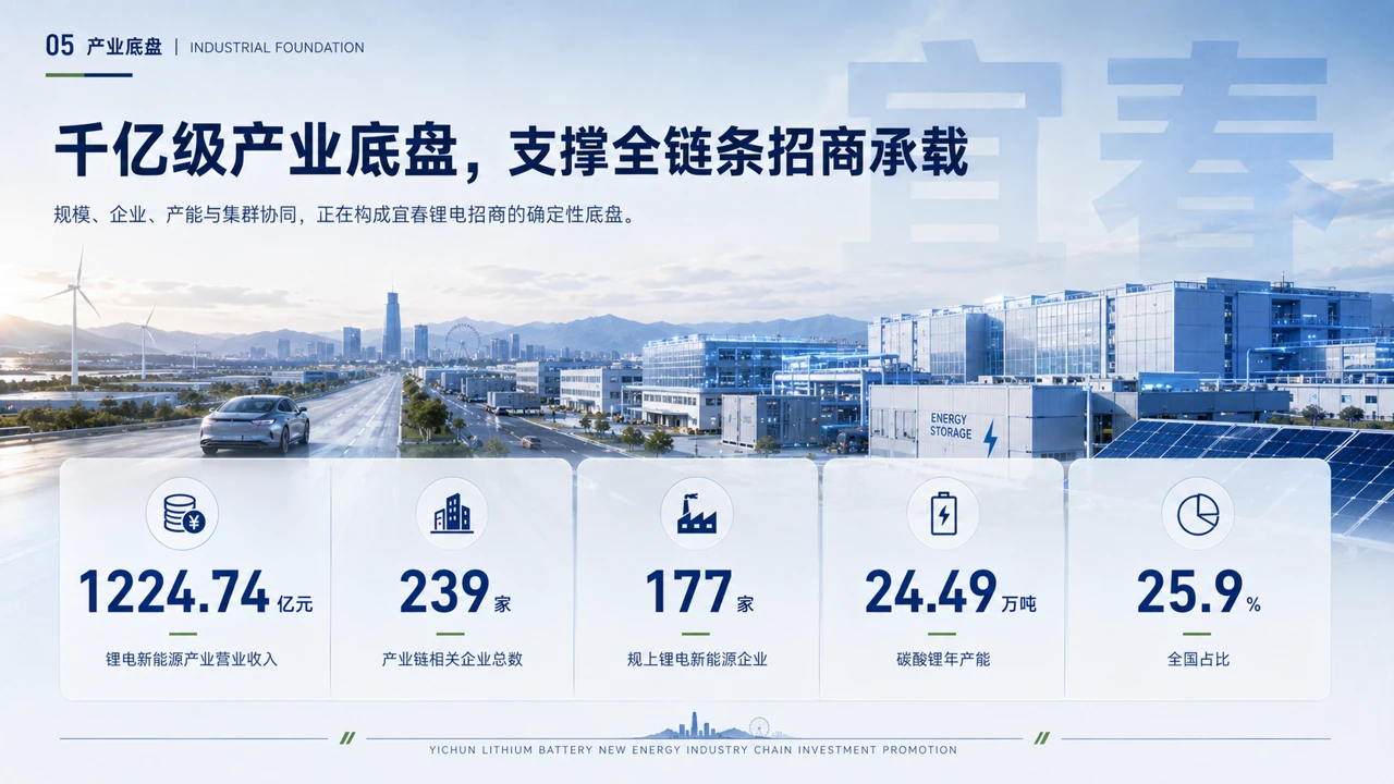 宜春锂电新能源全产业链招商推介PPT - 预览图5