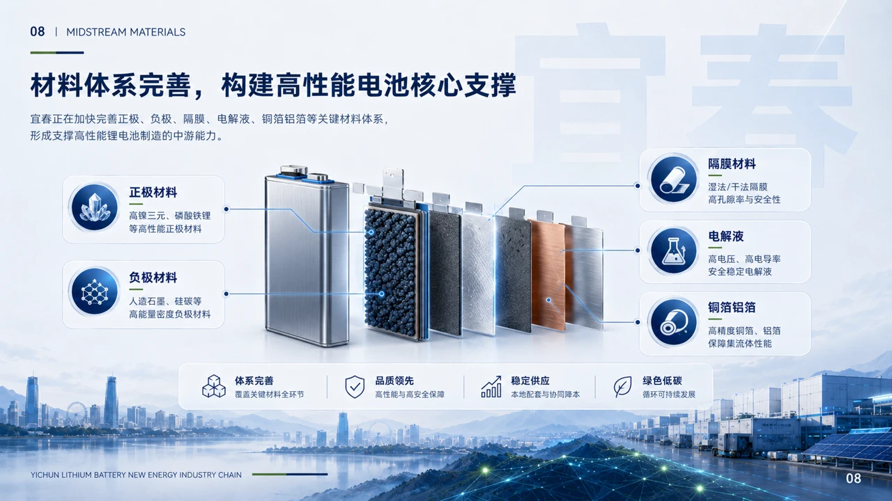 宜春锂电新能源全产业链招商推介PPT - 预览图7