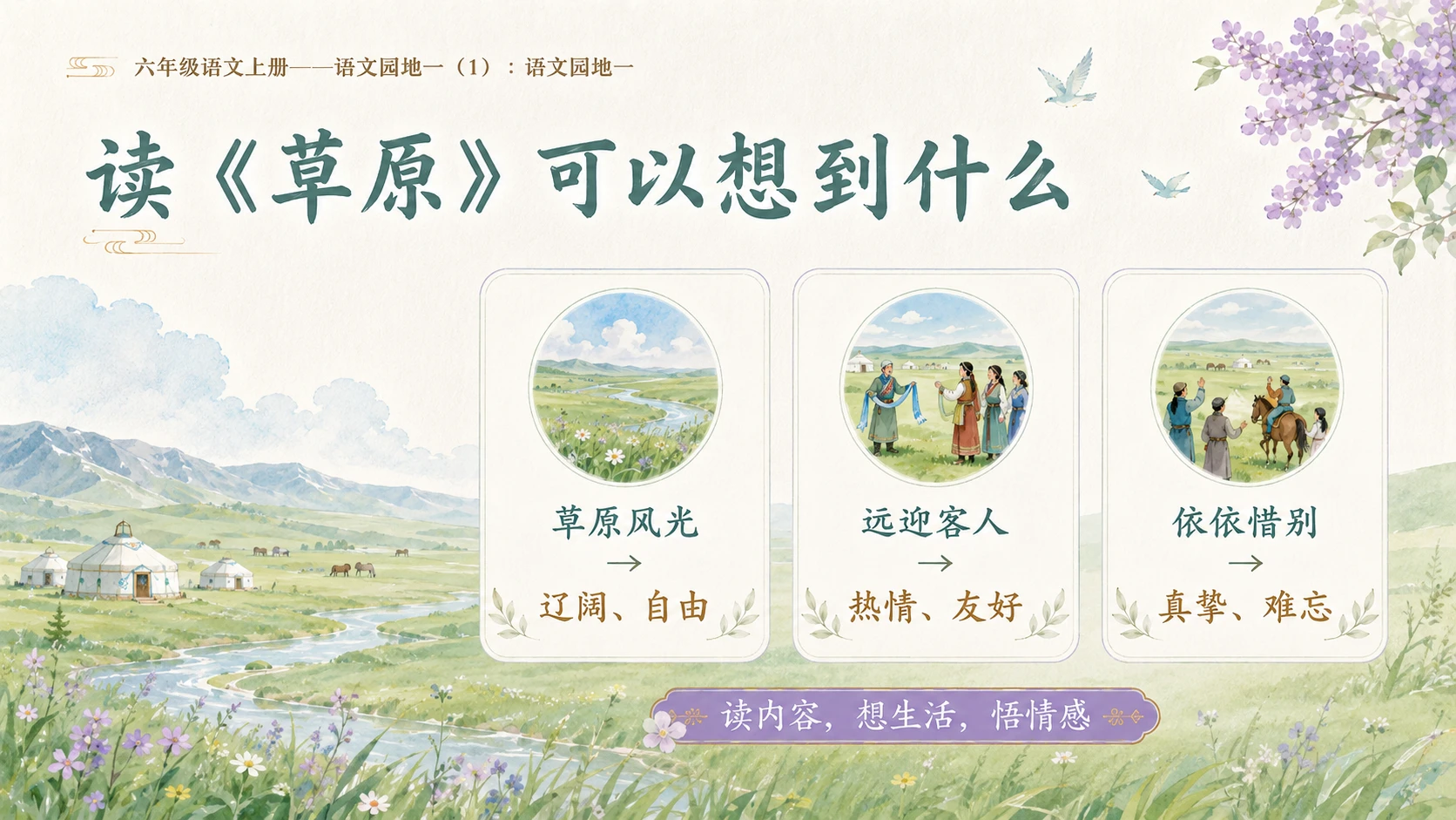 小学六年制统编教材系列课件——六年级语文上册：语文园地一（1） - 预览图5