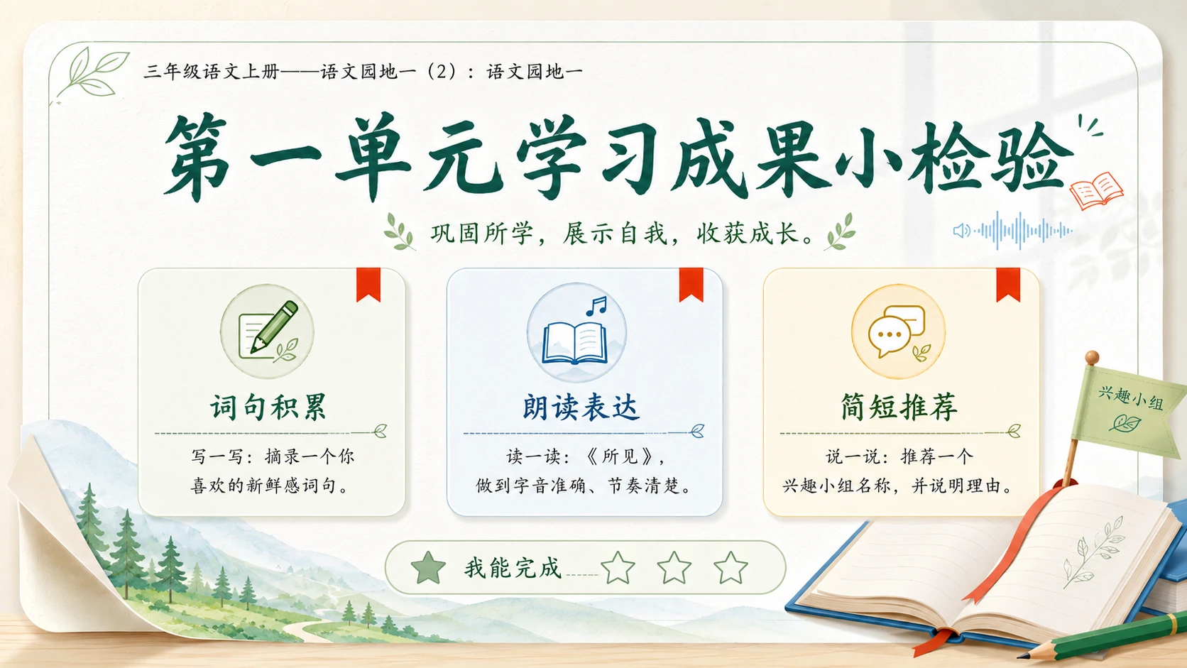 小学六年制统编教材系列课件——三年级语文上册：语文园地一（2） - 预览图11