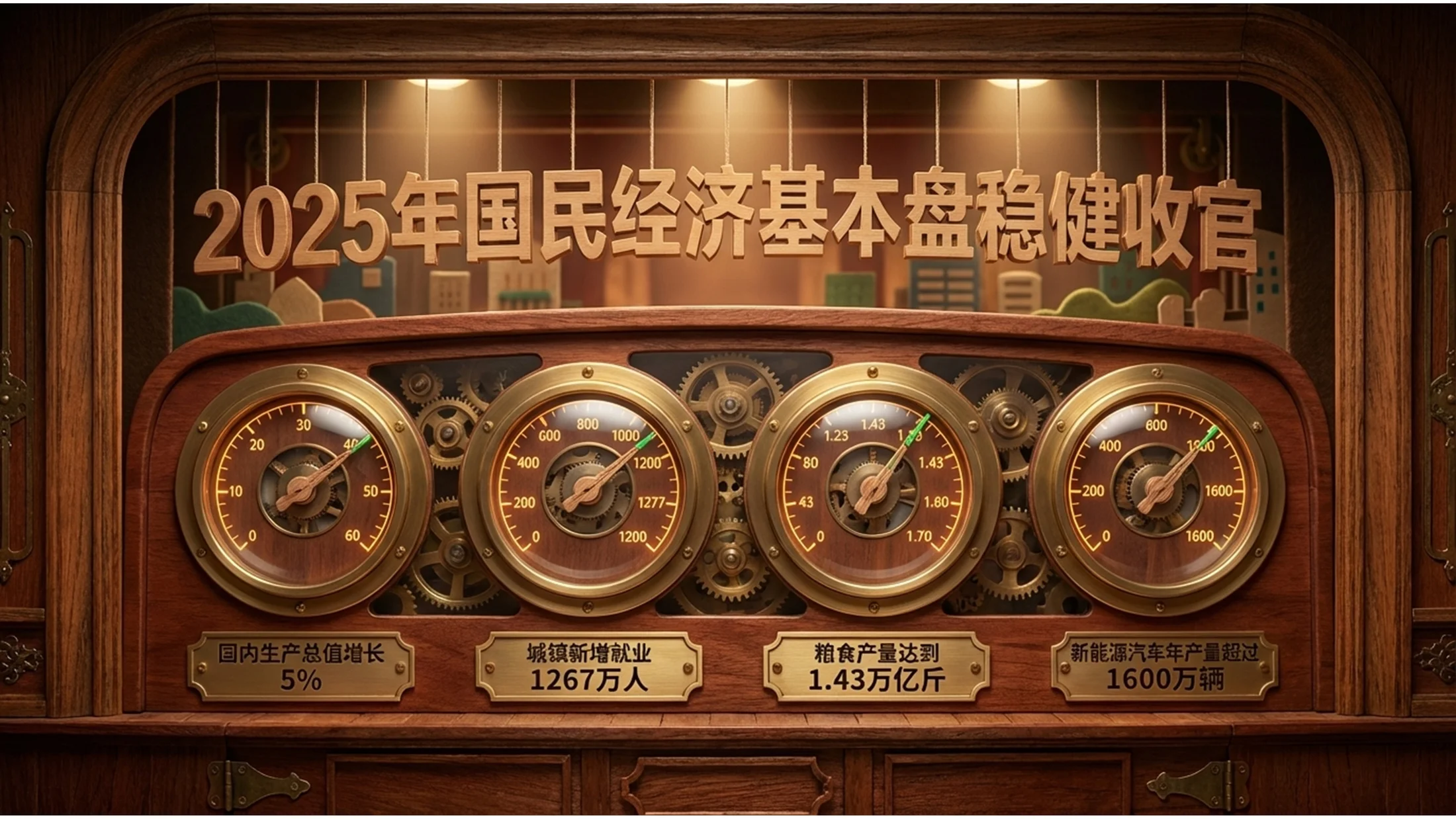 木偶动画风格政府工作报告PPT - 预览图2
