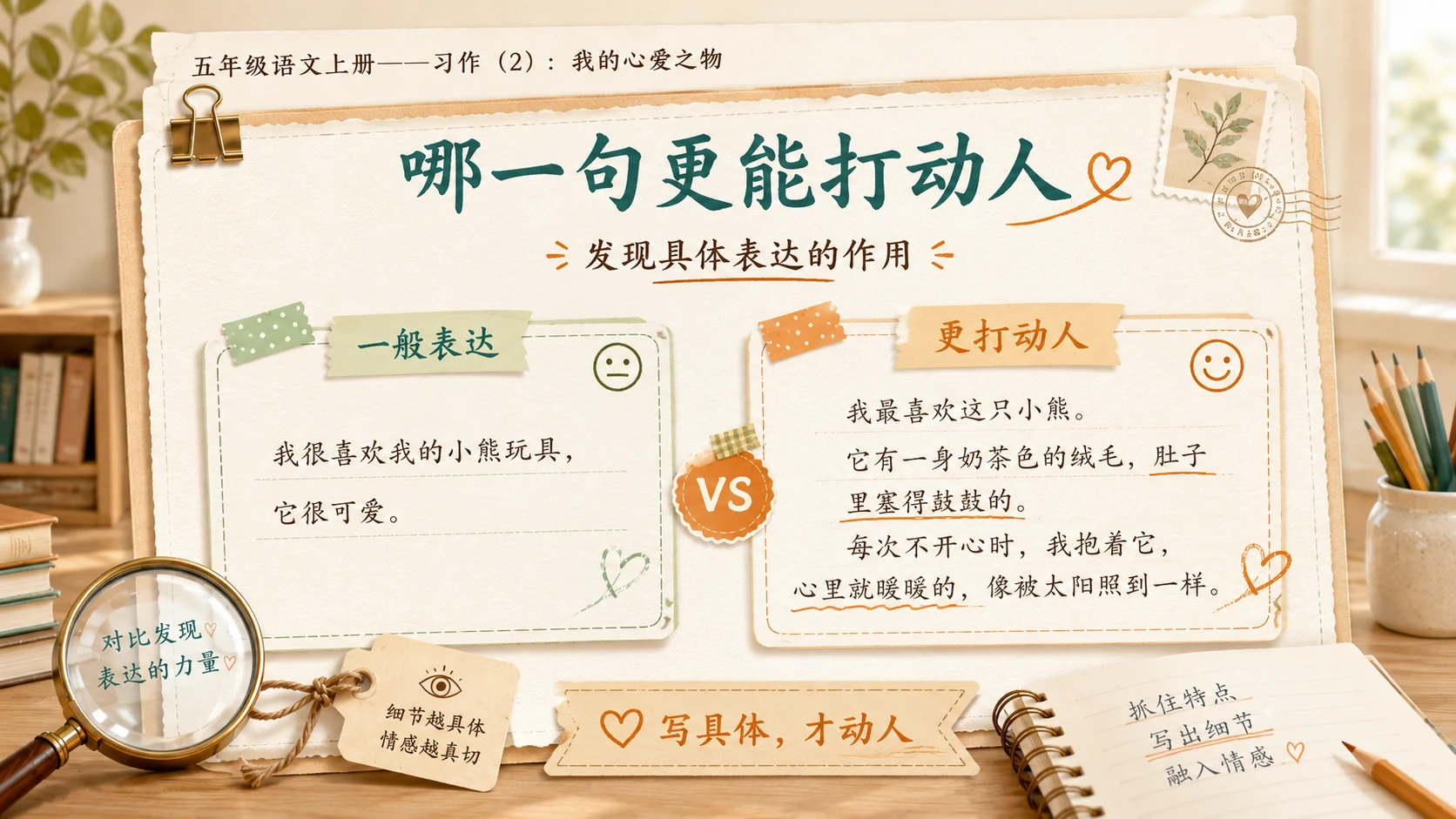 小学六年制统编教材系列课件——五年级语文上册：习作：我的心爱之物（2） - 预览图3