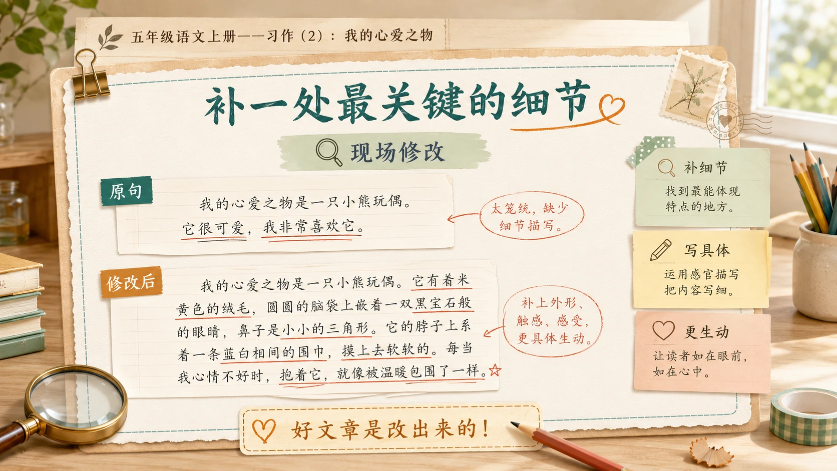 小学六年制统编教材系列课件——五年级语文上册：习作：我的心爱之物（2） - 预览图10