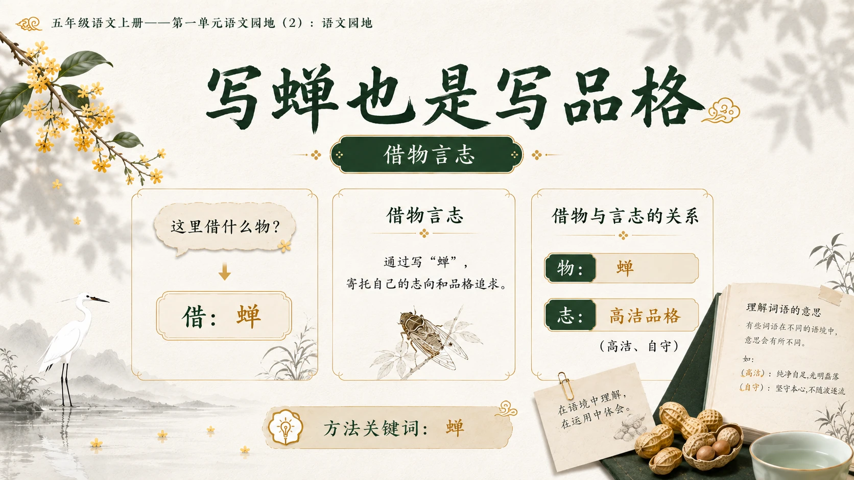 小学六年制统编教材系列课件——五年级语文上册：语文园地（2） - 预览图15