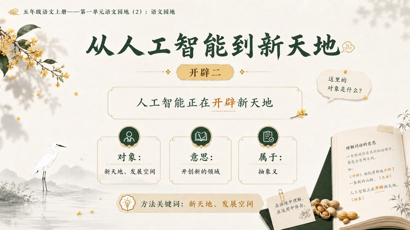 小学六年制统编教材系列课件——五年级语文上册：语文园地（2） - 预览图6