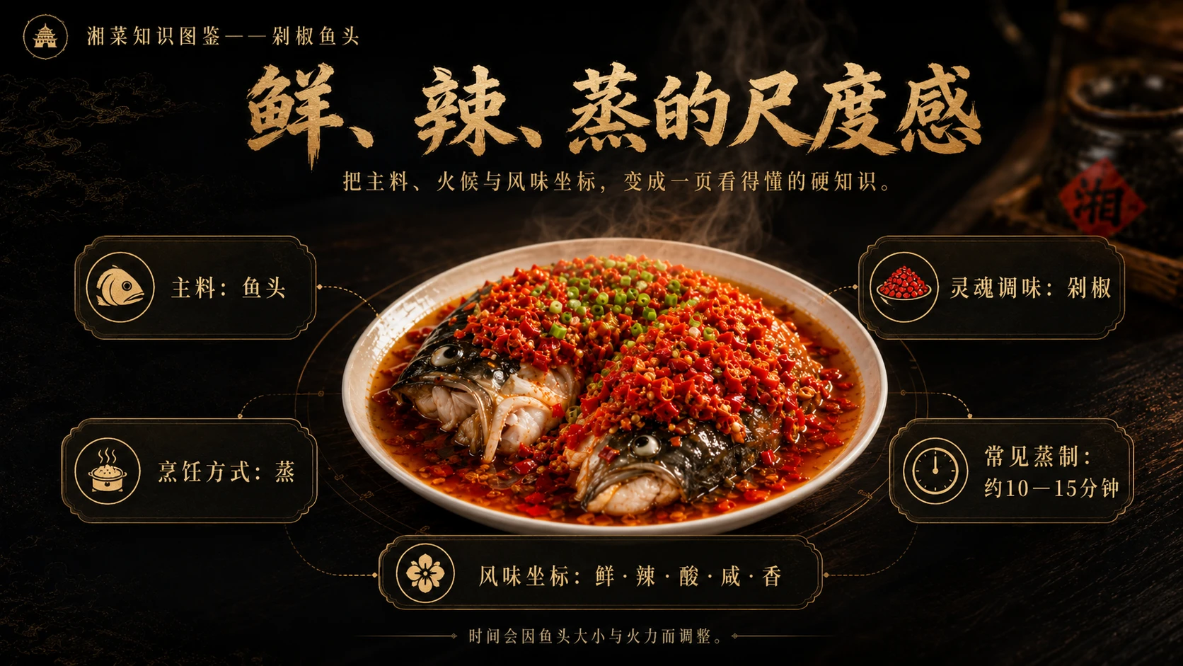 万物知识图鉴系列作品PPT——剁椒鱼头 - 预览图4