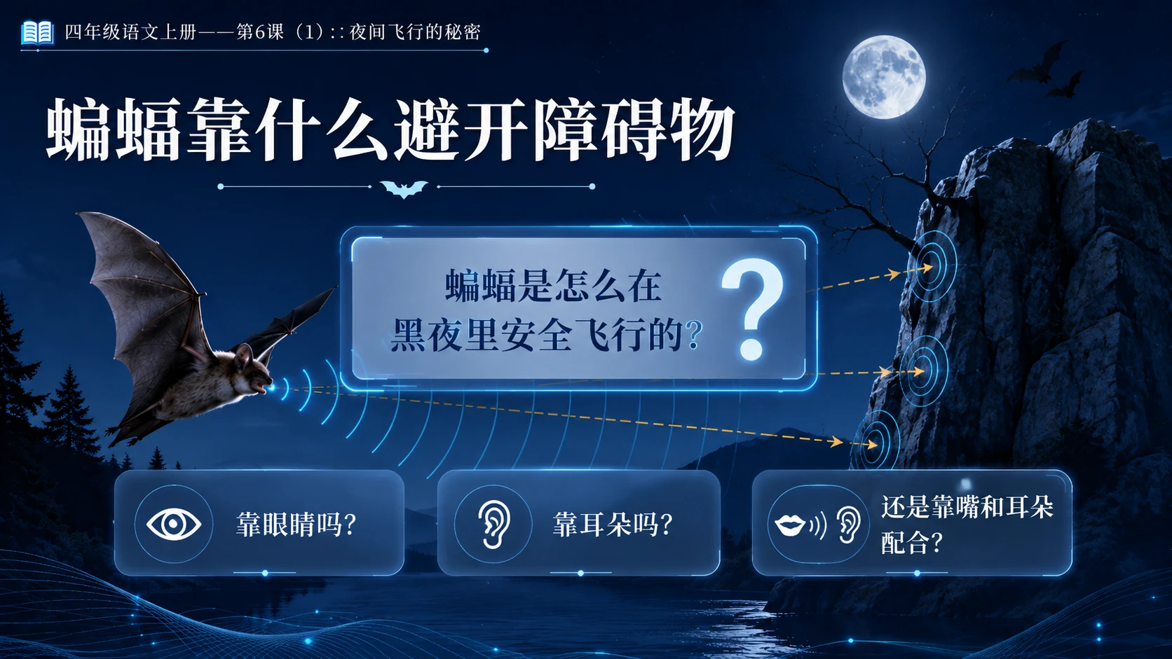 小学六年制统编教材系列课件——四年级语文上册第6课（1）：夜间飞行的秘密（完整资料包） - 预览图9