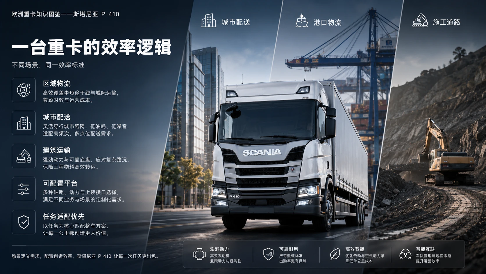 万物知识图鉴系列作品PPT——斯堪尼亚P 410 - 预览图8