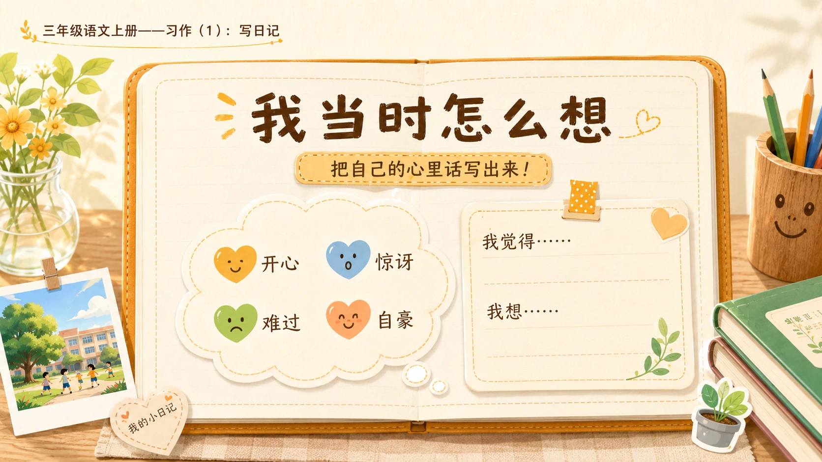 小学六年制统编教材系列课件——三年级语文上册习作（1）：写日记 - 预览图9