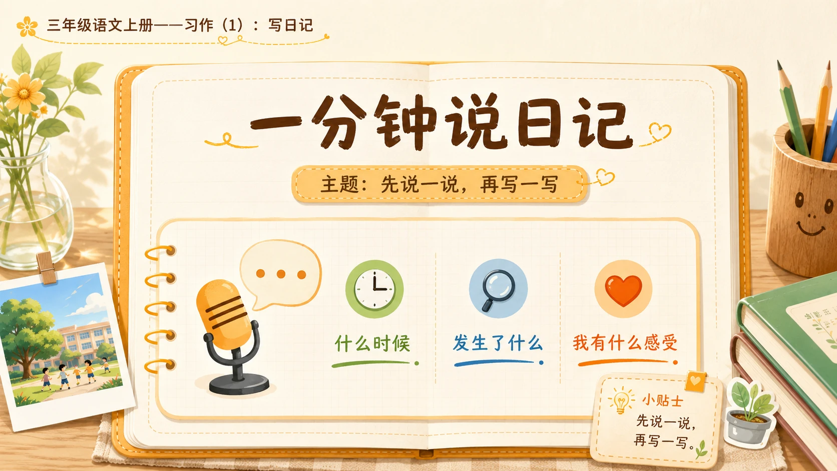 小学六年制统编教材系列课件——三年级语文上册习作（1）：写日记 - 预览图10