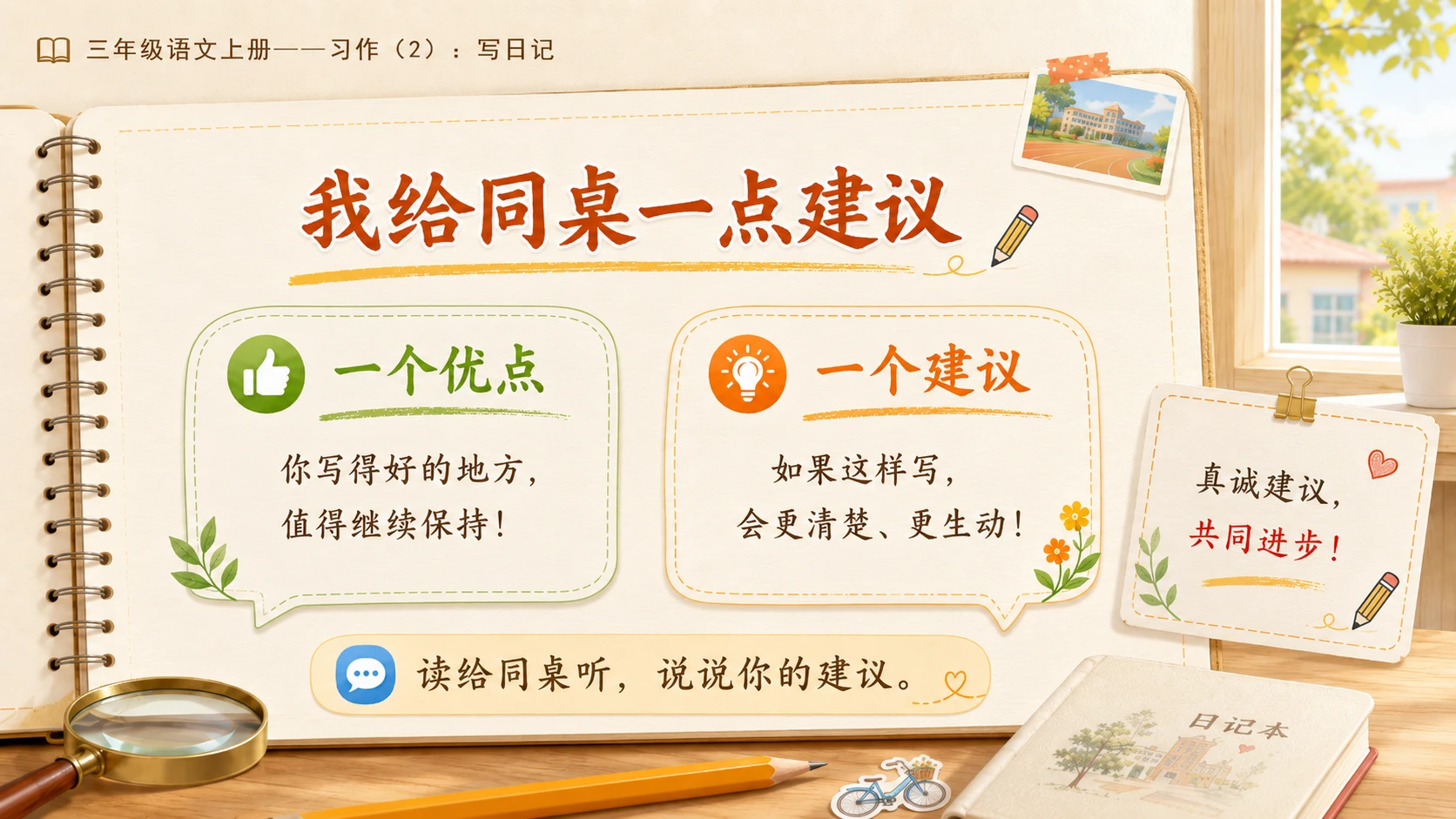 小学六年制统编教材系列课件——三年级语文上册习作（2）：写日记 - 预览图10
