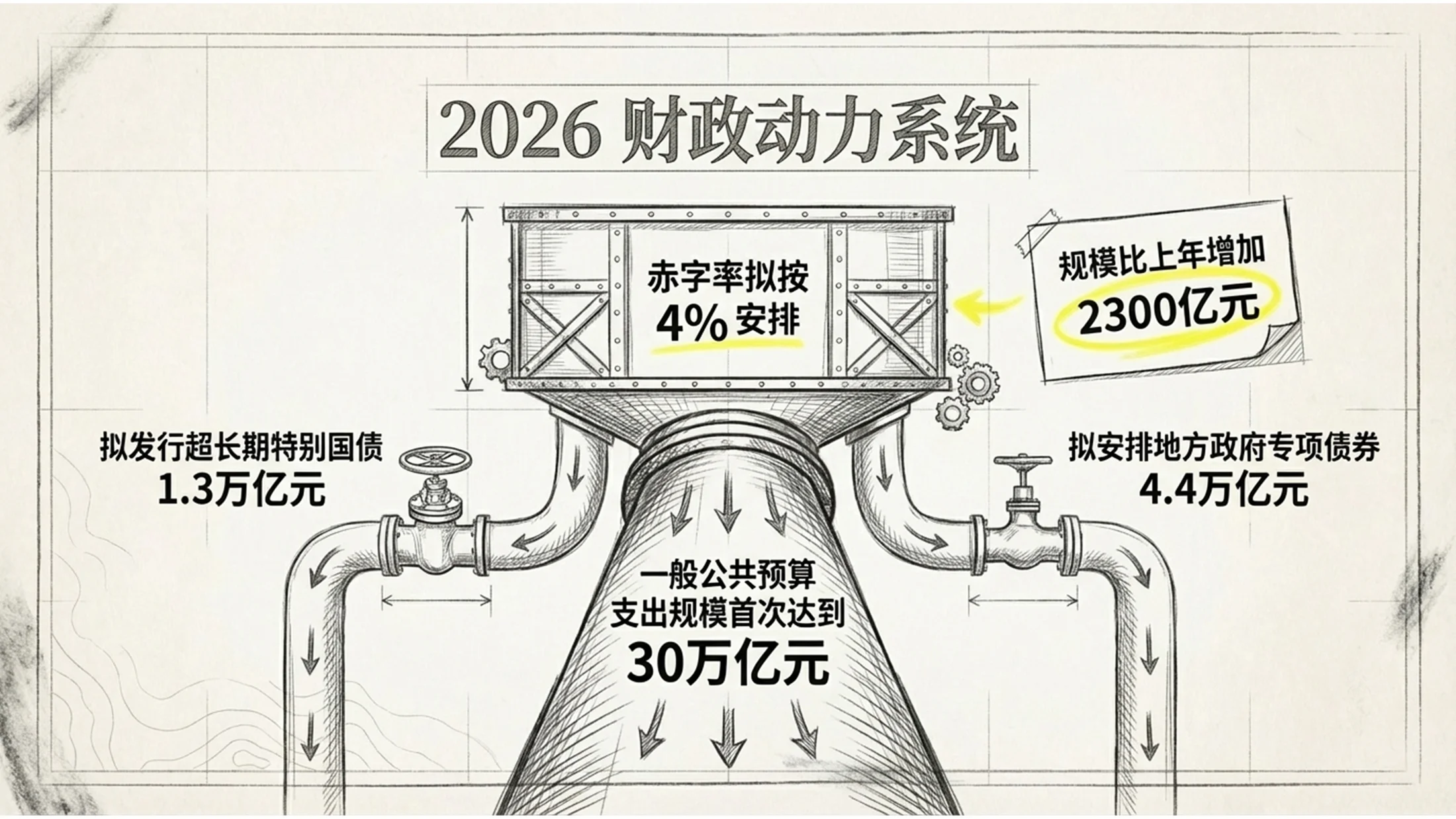 素描手绘涂鸦风格政府工作报告PPT - 预览图5
