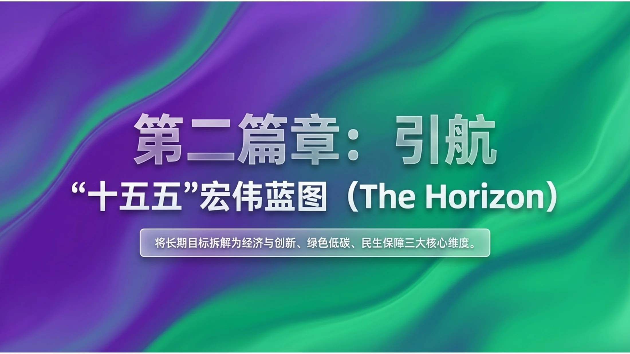 平滑的丙烯酸流体渐变风格政府工作报告PPT - 预览图5