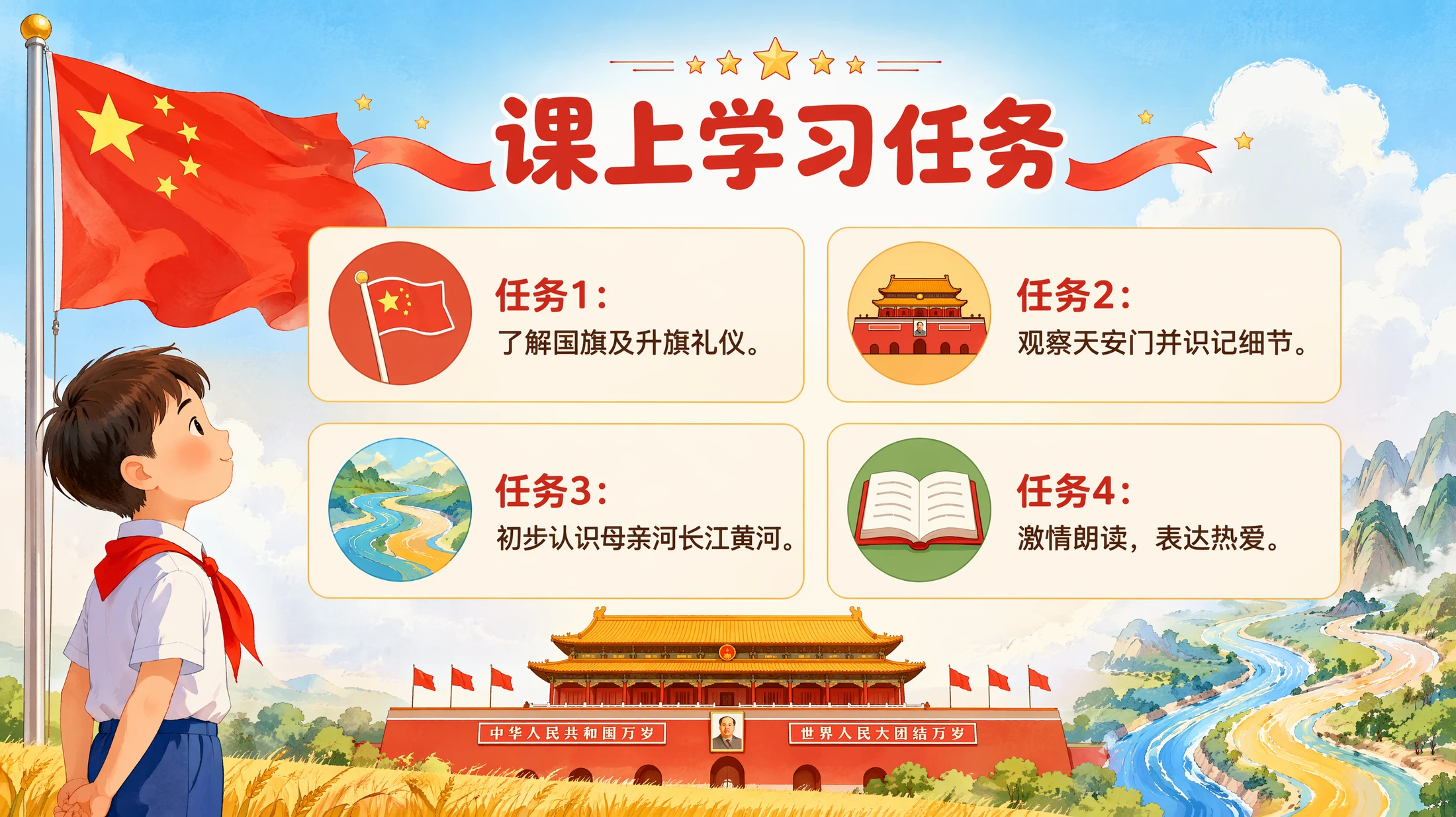 一年级语文统编版上-我爱我们的祖国 - 预览图12