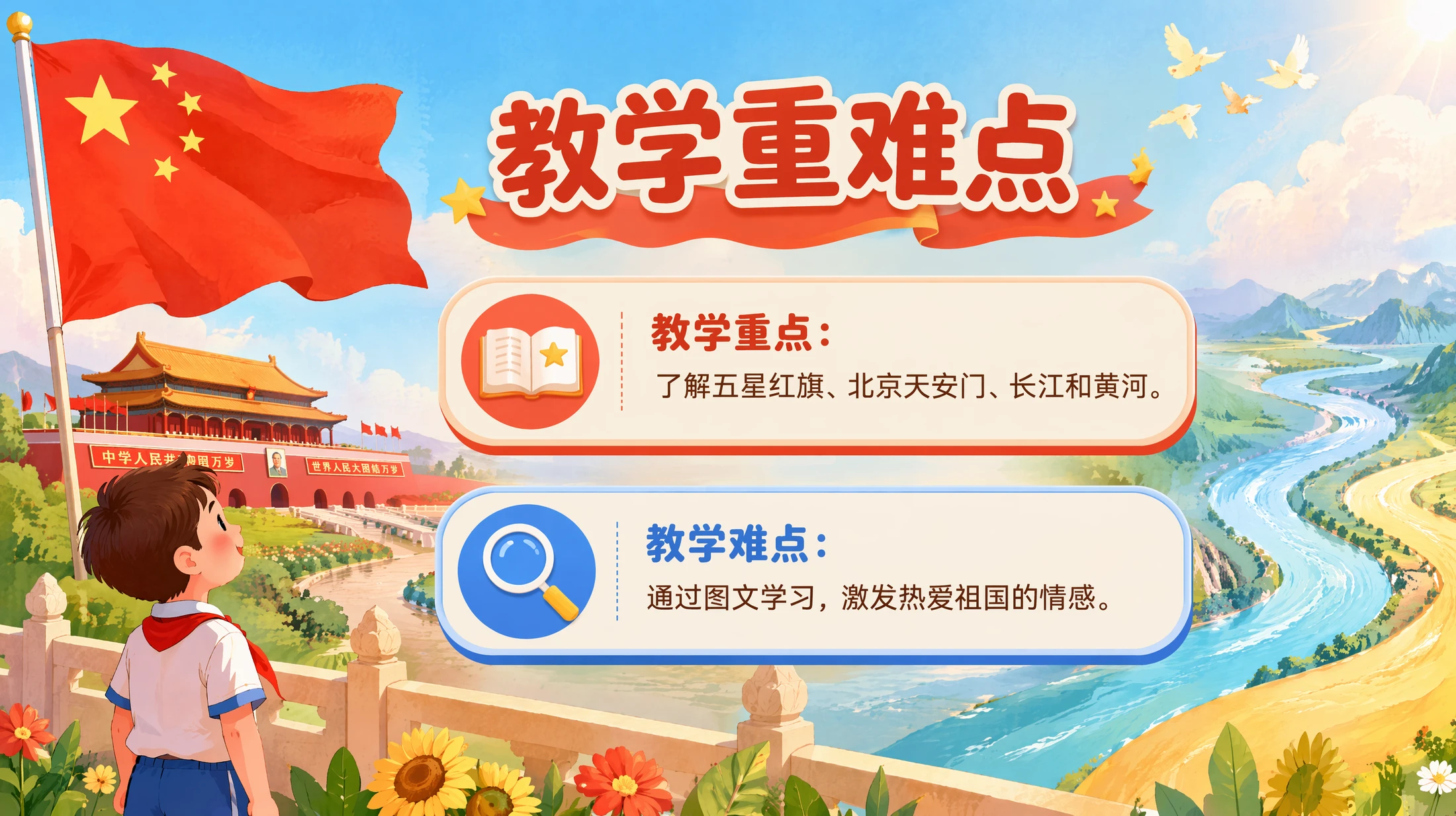 一年级语文统编版上-我爱我们的祖国 - 预览图3