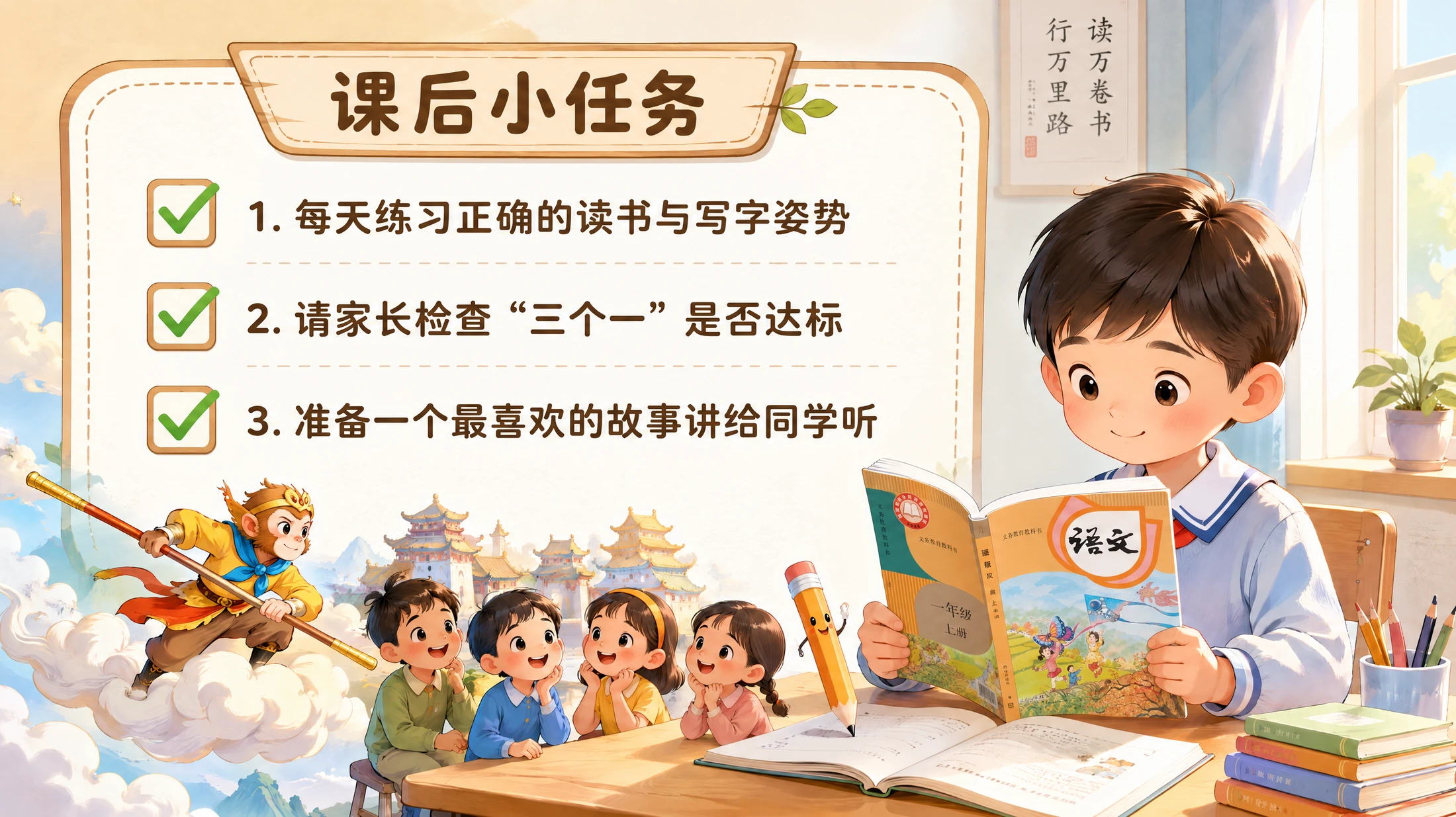 一年级语文统编版上-我爱学语文 - 预览图12