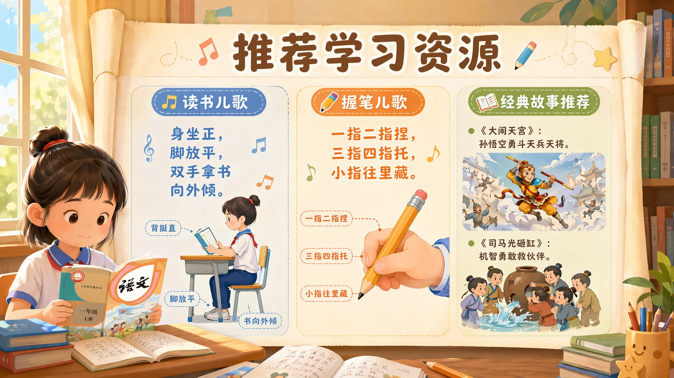 一年级语文统编版上-我爱学语文 - 预览图13