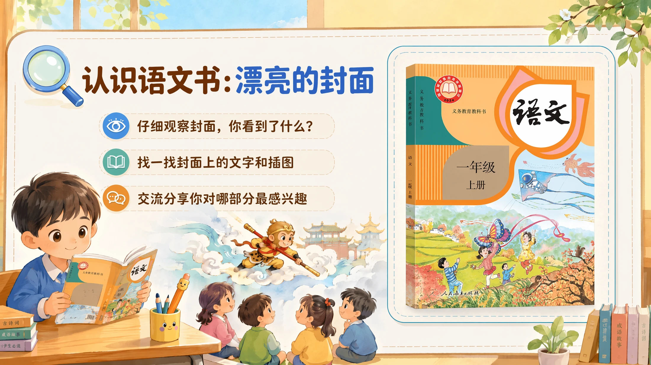 一年级语文统编版上-我爱学语文 - 预览图3