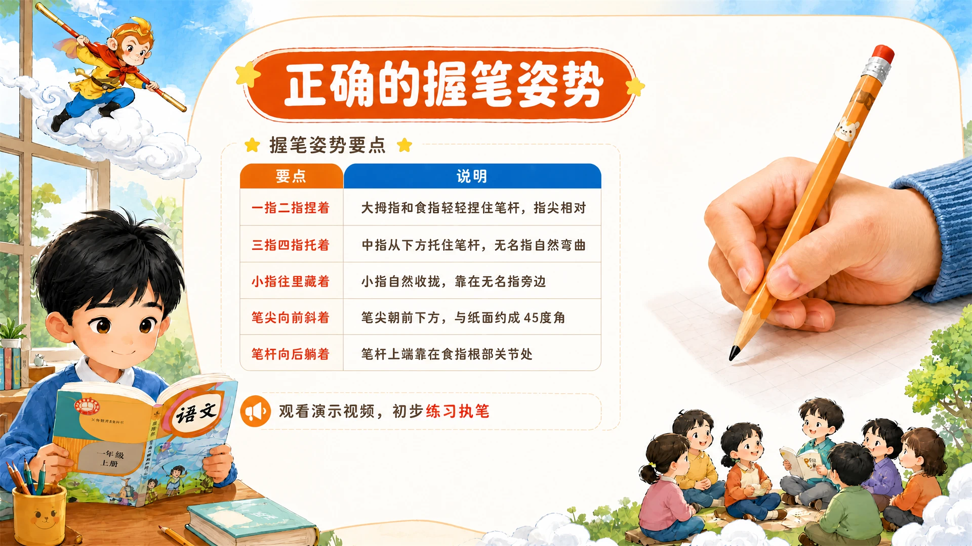 一年级语文统编版上-我爱学语文 - 预览图7