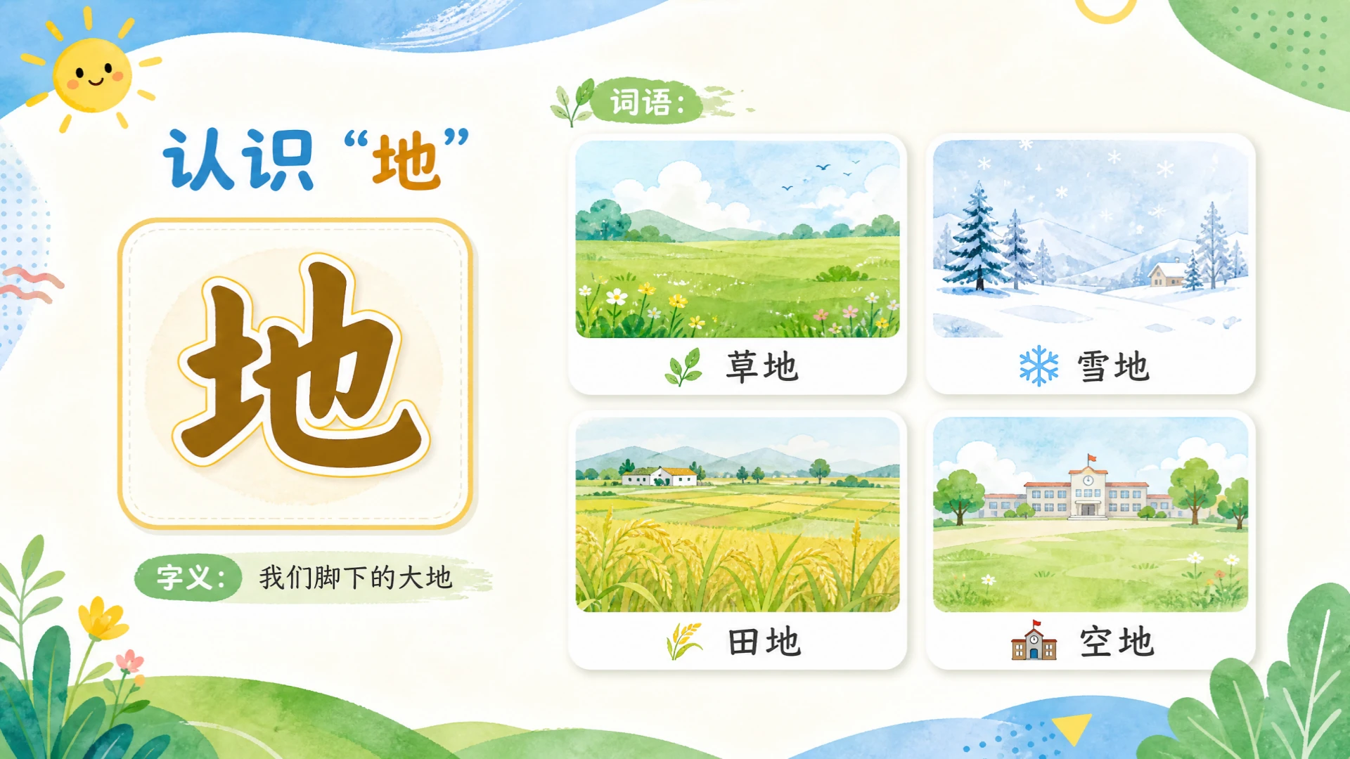 一年级语文统编版上-识字·天地人 - 预览图9