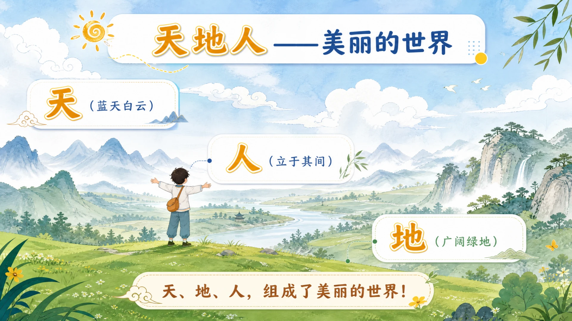 一年级语文统编版上-识字·天地人 - 预览图10