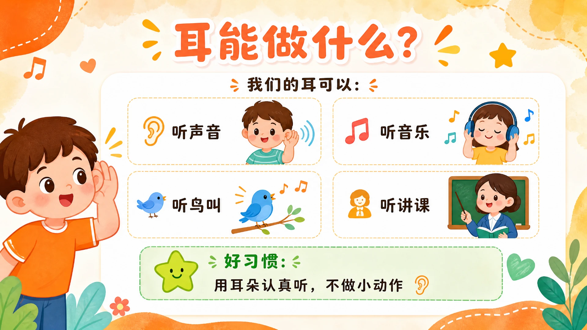 一年级语文统编版上-识字·口耳目手足·第一课时 - 预览图8