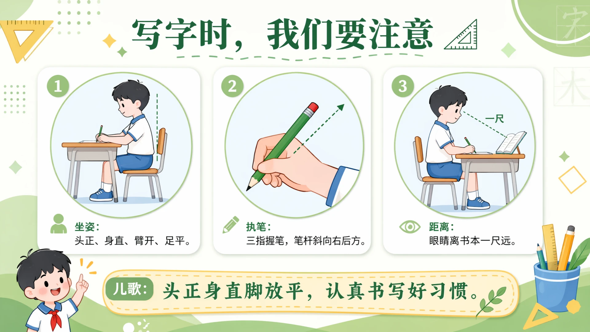 一年级语文统编版上-识字·口耳目手足·第二课时 - 预览图13
