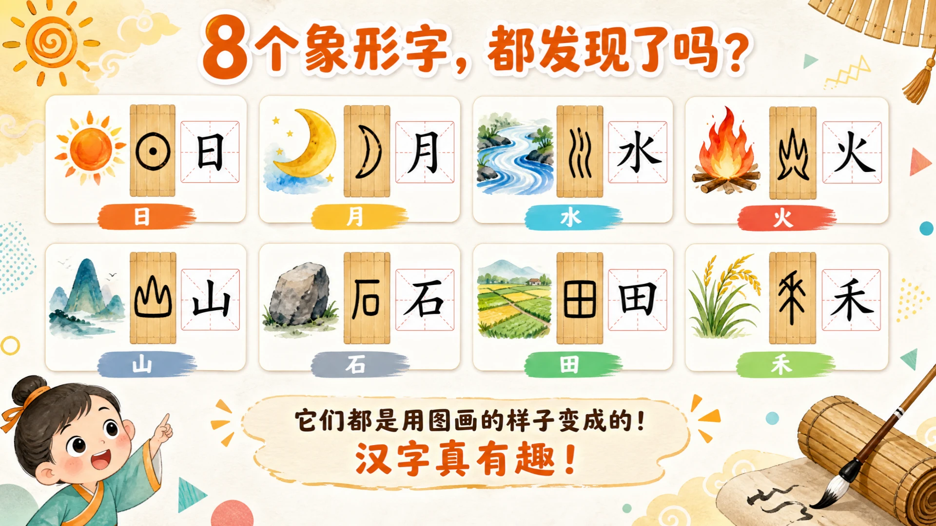 一年级语文统编版上-识字·日月山川·第一课时 - 预览图11