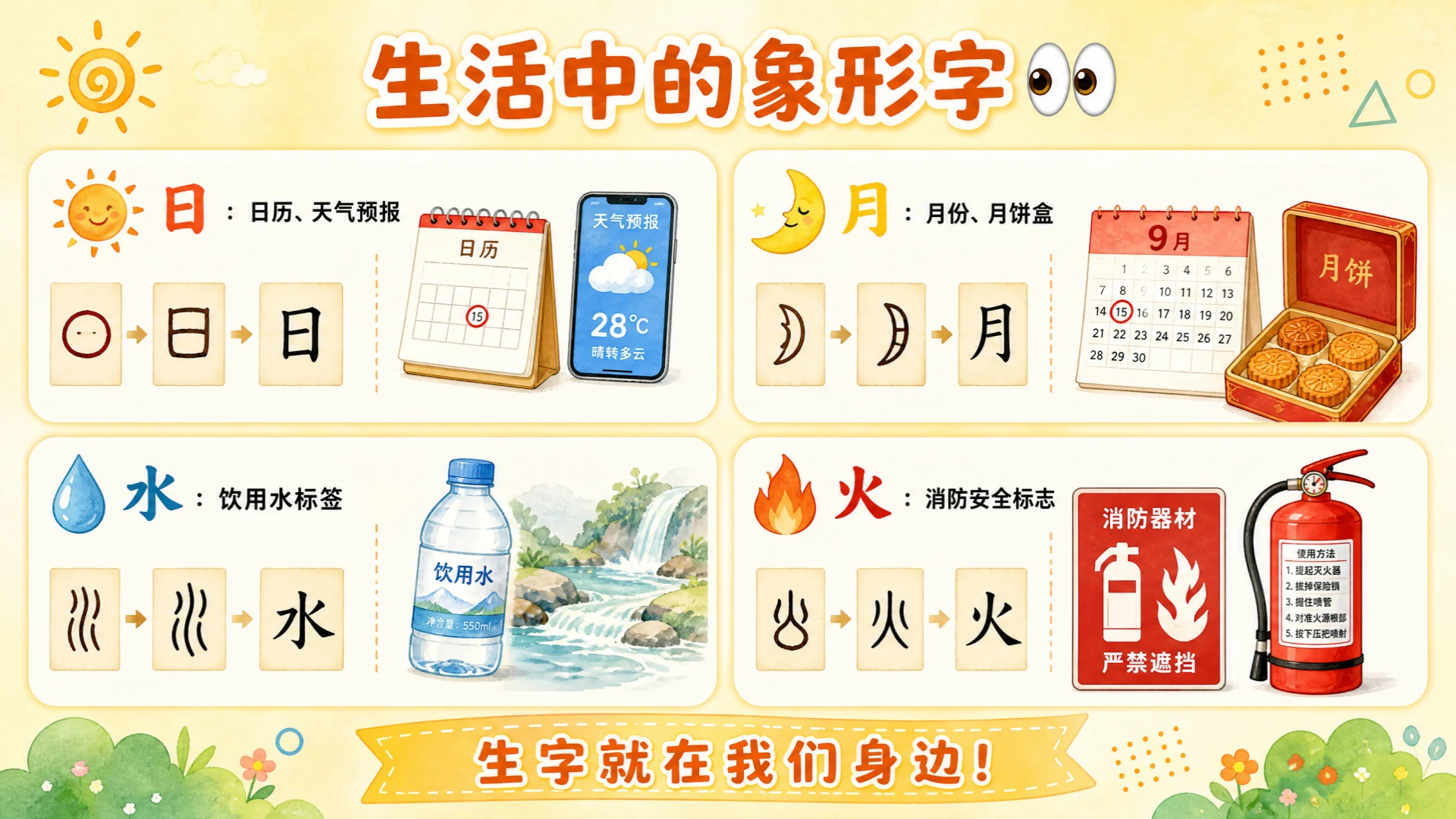 一年级语文统编版上-识字·日月山川·第一课时 - 预览图15