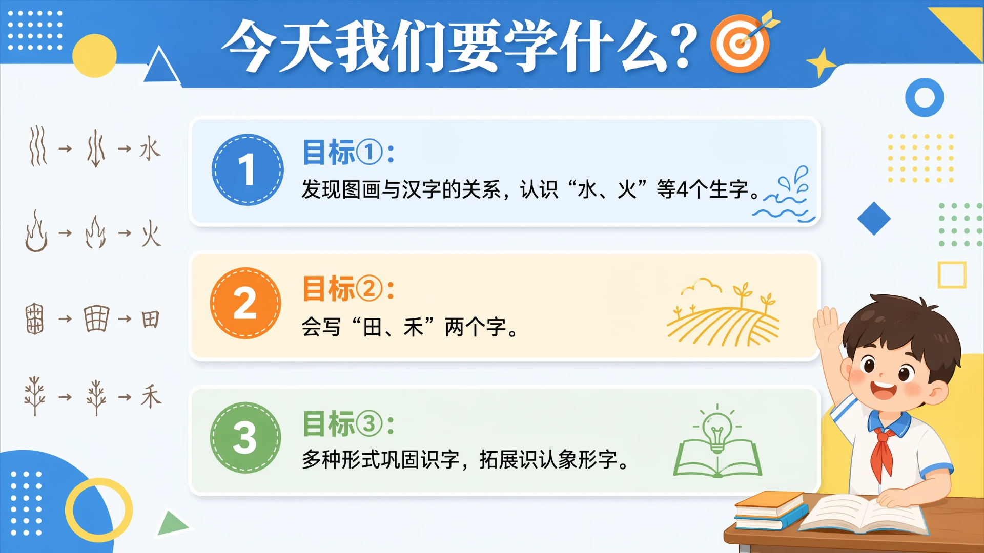 一年级语文统编版上-识字·日月山川·第二课时 - 预览图2