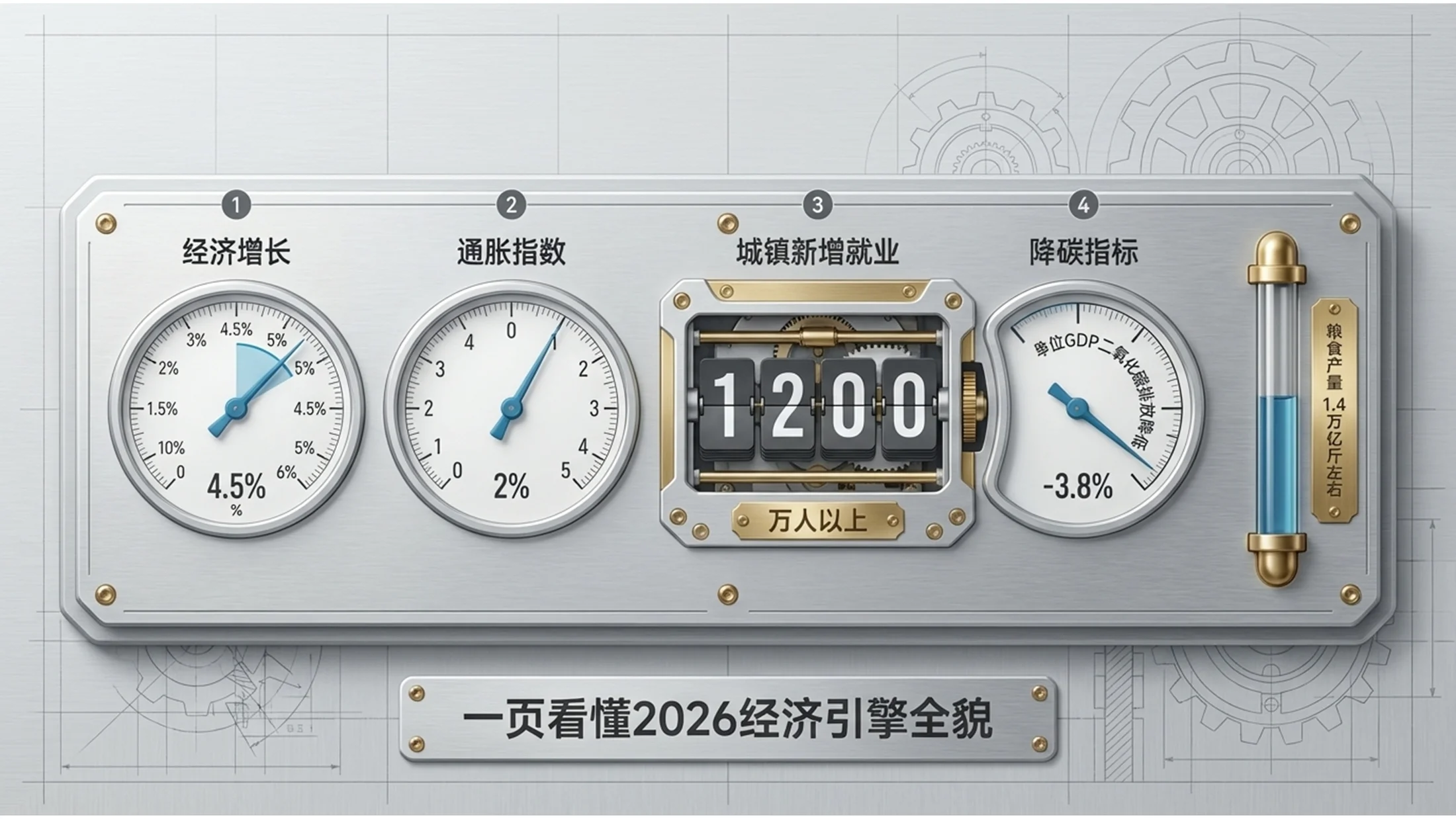 3D立体金属质感政府工作报告PPT - 预览图4