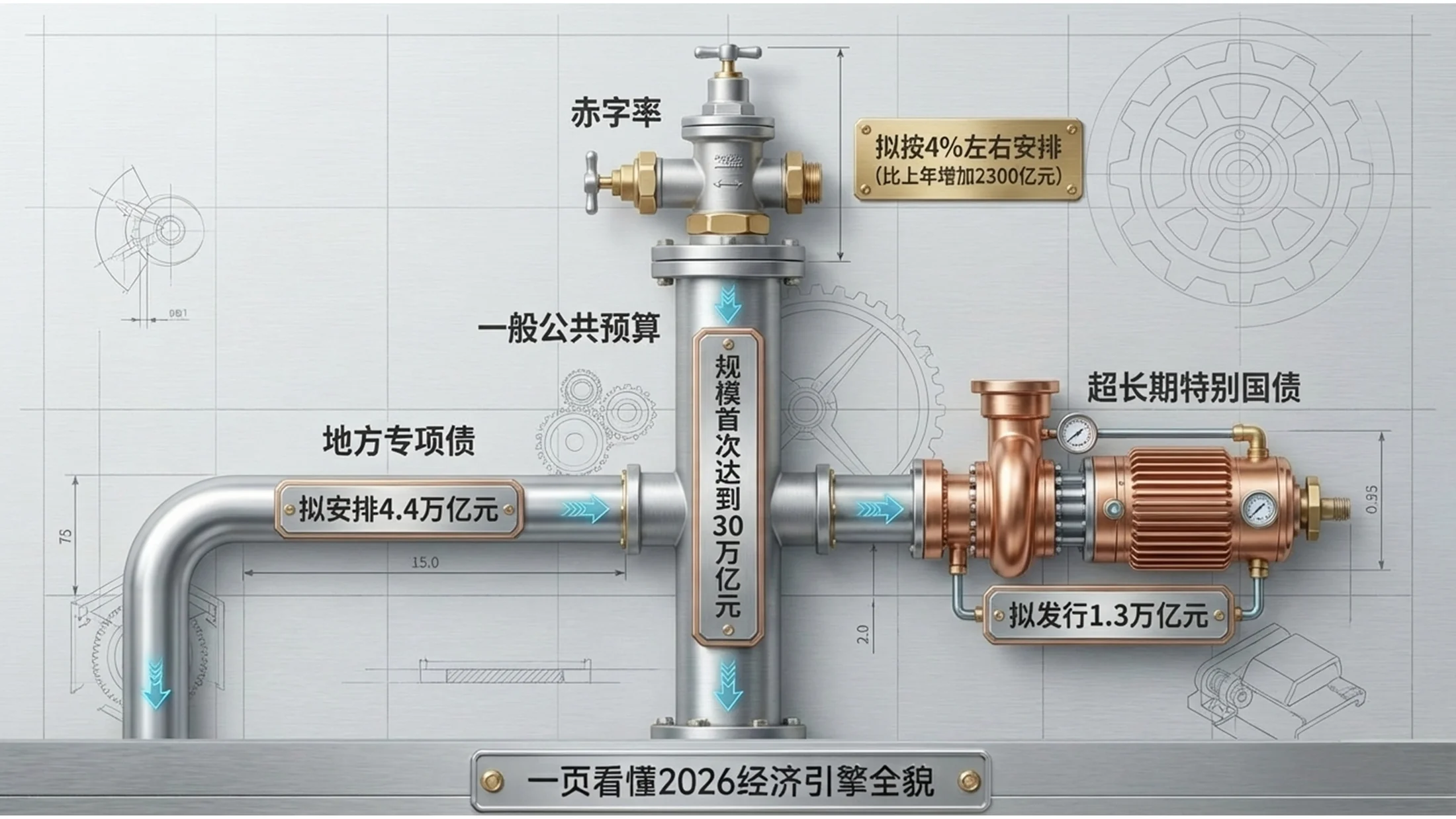 3D立体金属质感政府工作报告PPT - 预览图5