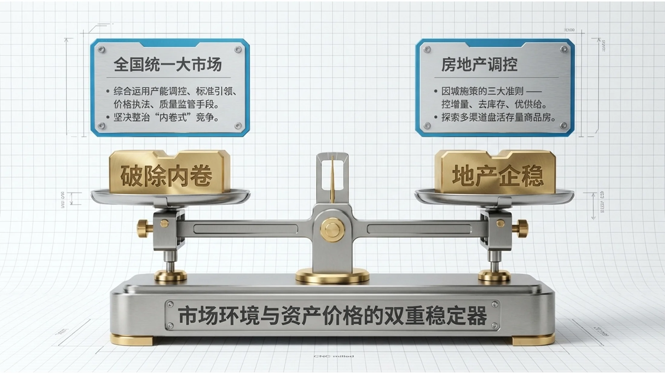 3D立体金属质感政府工作报告PPT - 预览图9