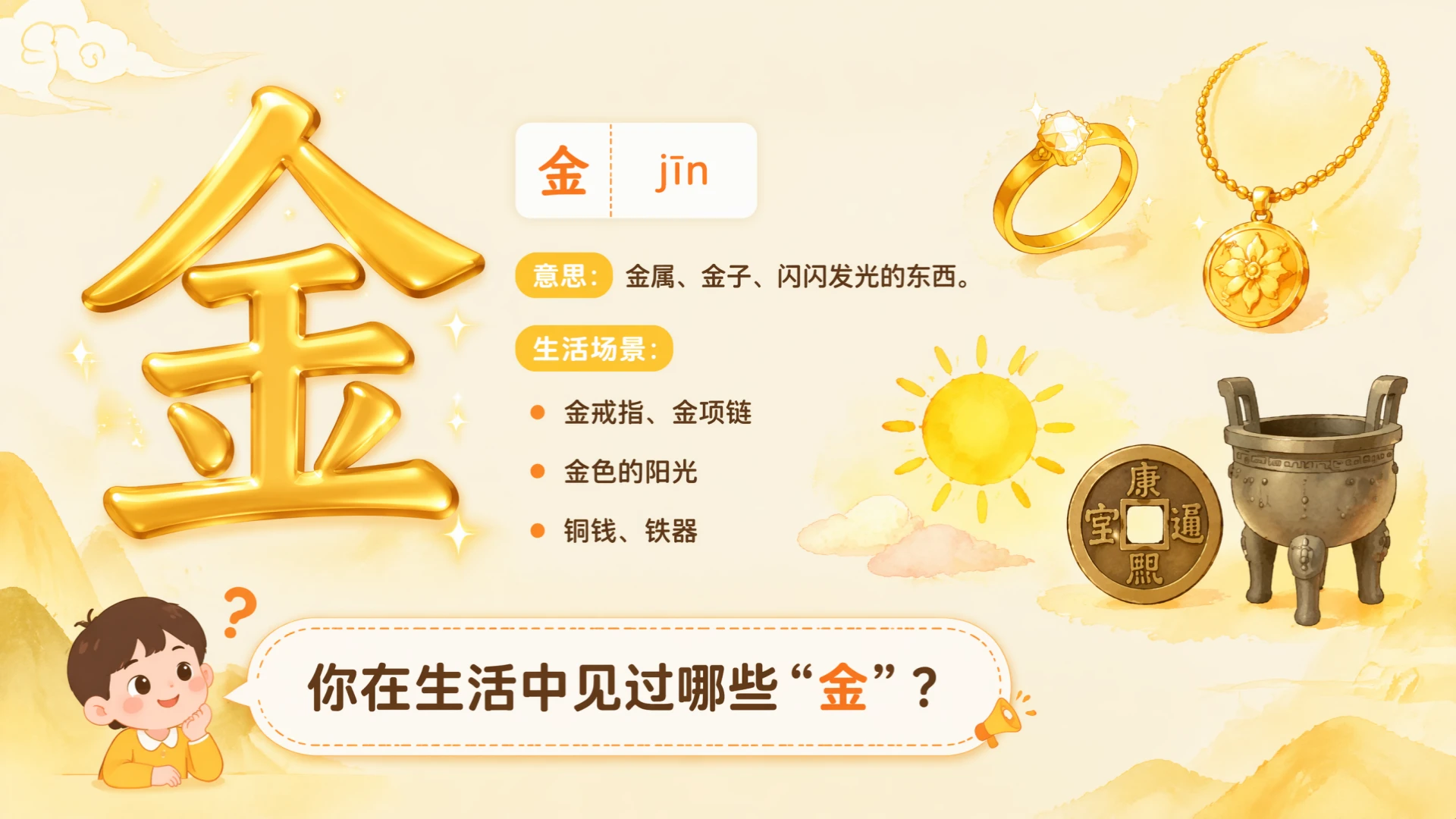 一年级语文统编版上-识字·一二三四五 - 预览图7