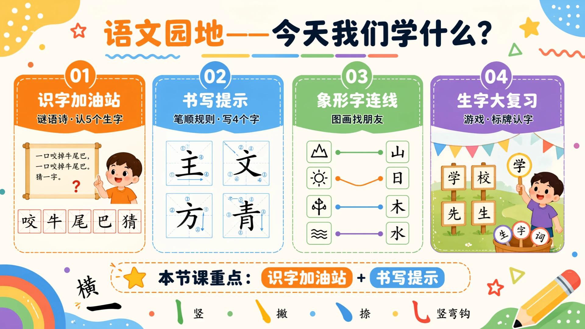 一年级语文统编版上-语文天地一·六七八九十 - 预览图2