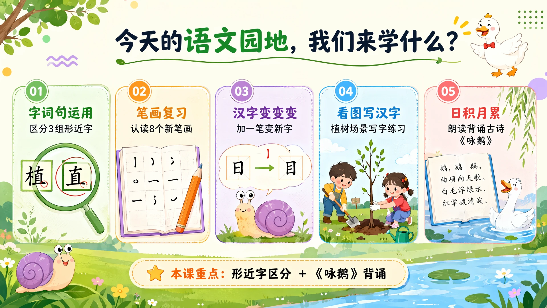 一年级语文统编版上-语文天地一·第二课时 - 预览图2