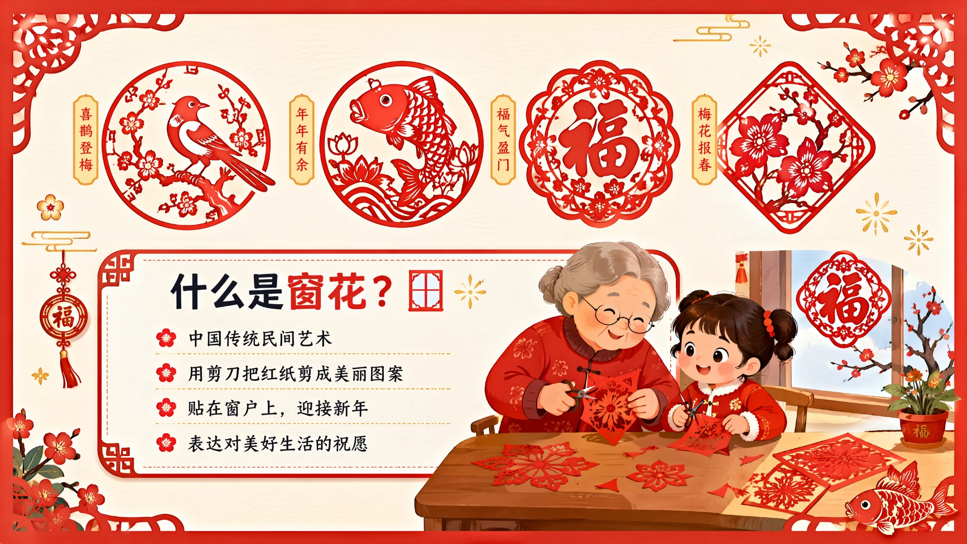 一年级语文统编版-语文天地·第四课时·和大人一起剪窗花 - 预览图5