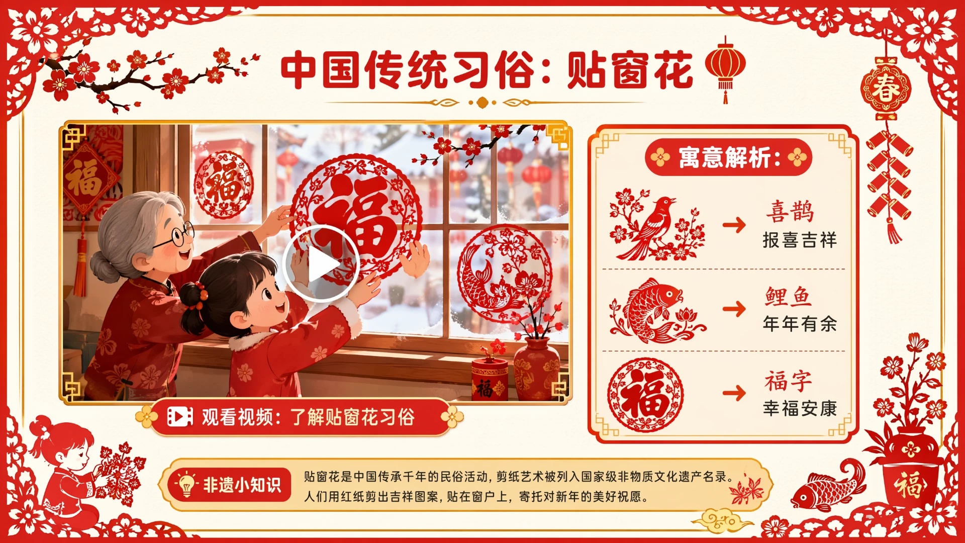 一年级语文统编版-语文天地·第四课时·和大人一起剪窗花 - 预览图6