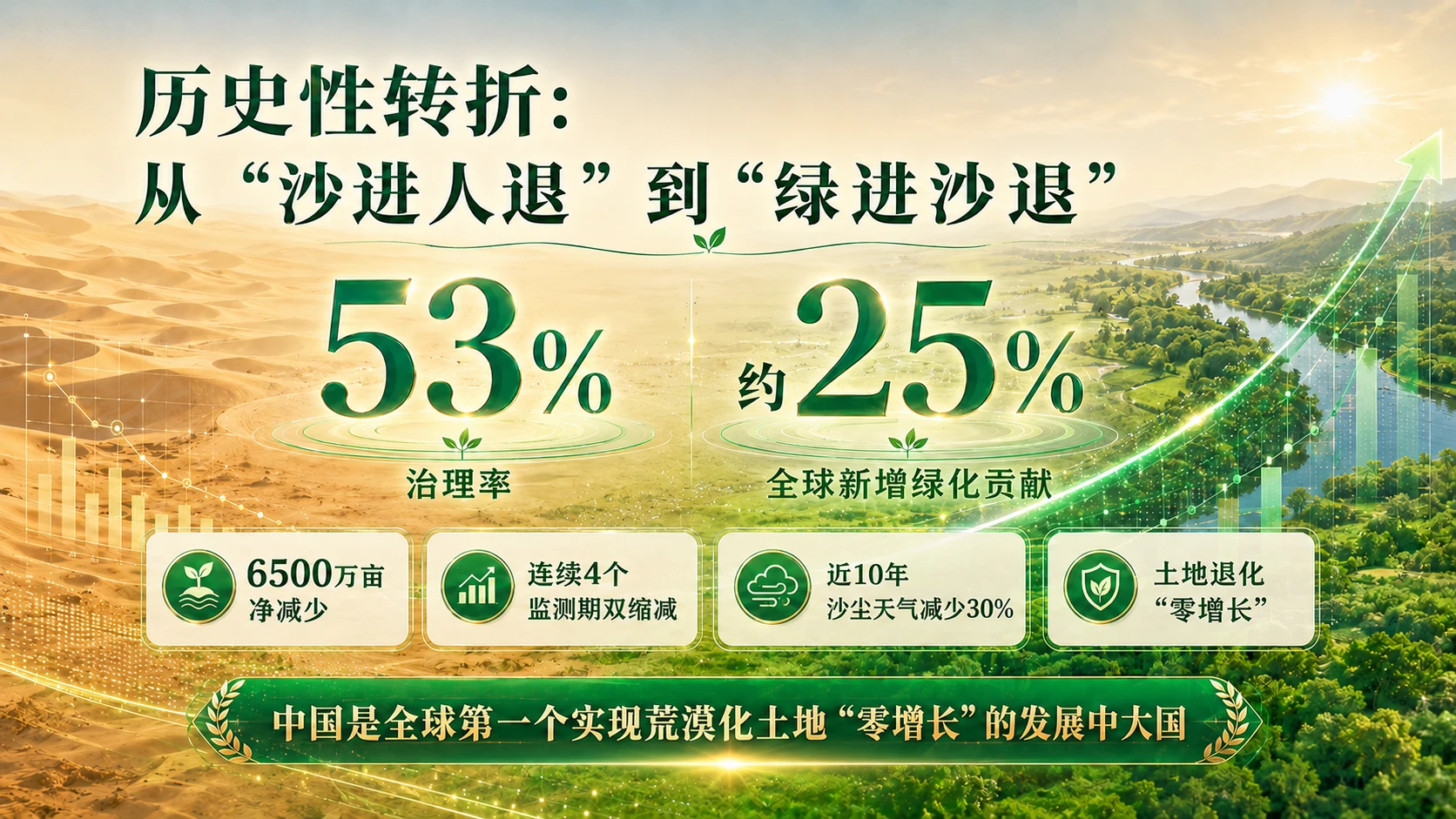 中国治沙奇迹——世界防治荒漠化和干旱日特别策划 - 预览图4