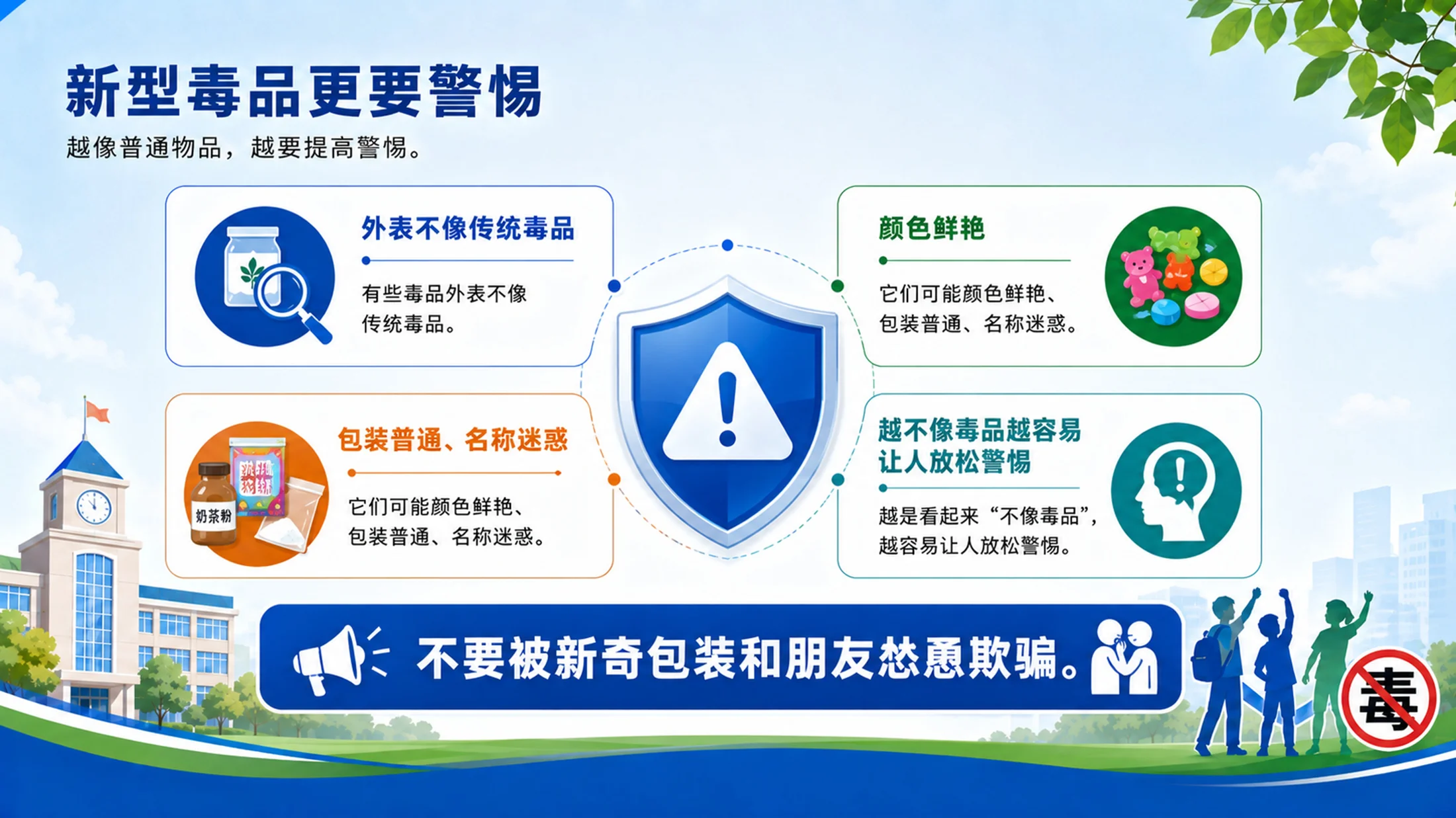 《珍爱生命 远离毒品｜中小学禁毒教育主题班会PPT模板》 - 预览图6