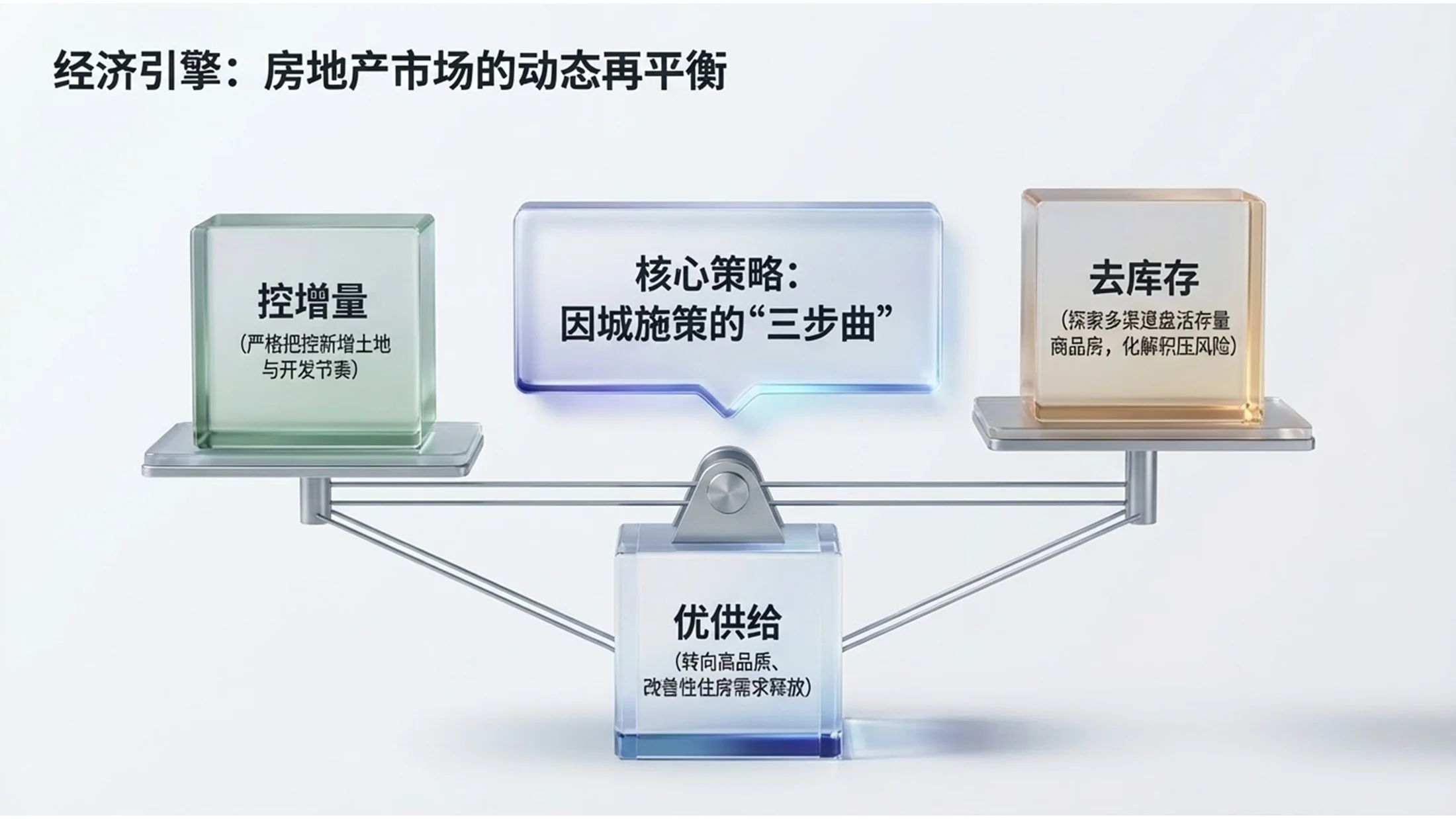 低调多色水晶风格政府工作报告PPT - 预览图7