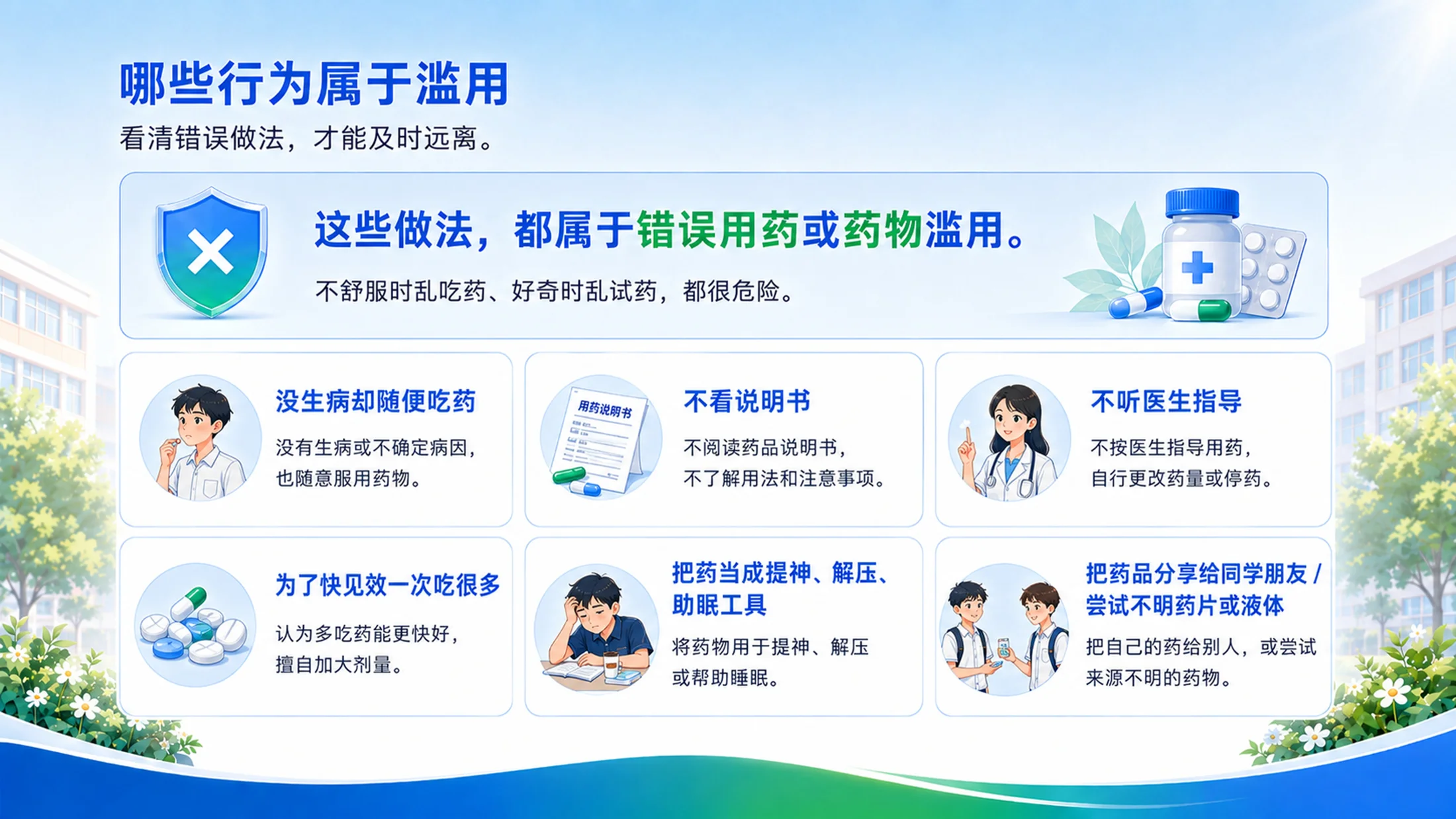 《守护青春 拒绝滥用｜防范青少年药物滥用主题班会PPT模板》 - 预览图6