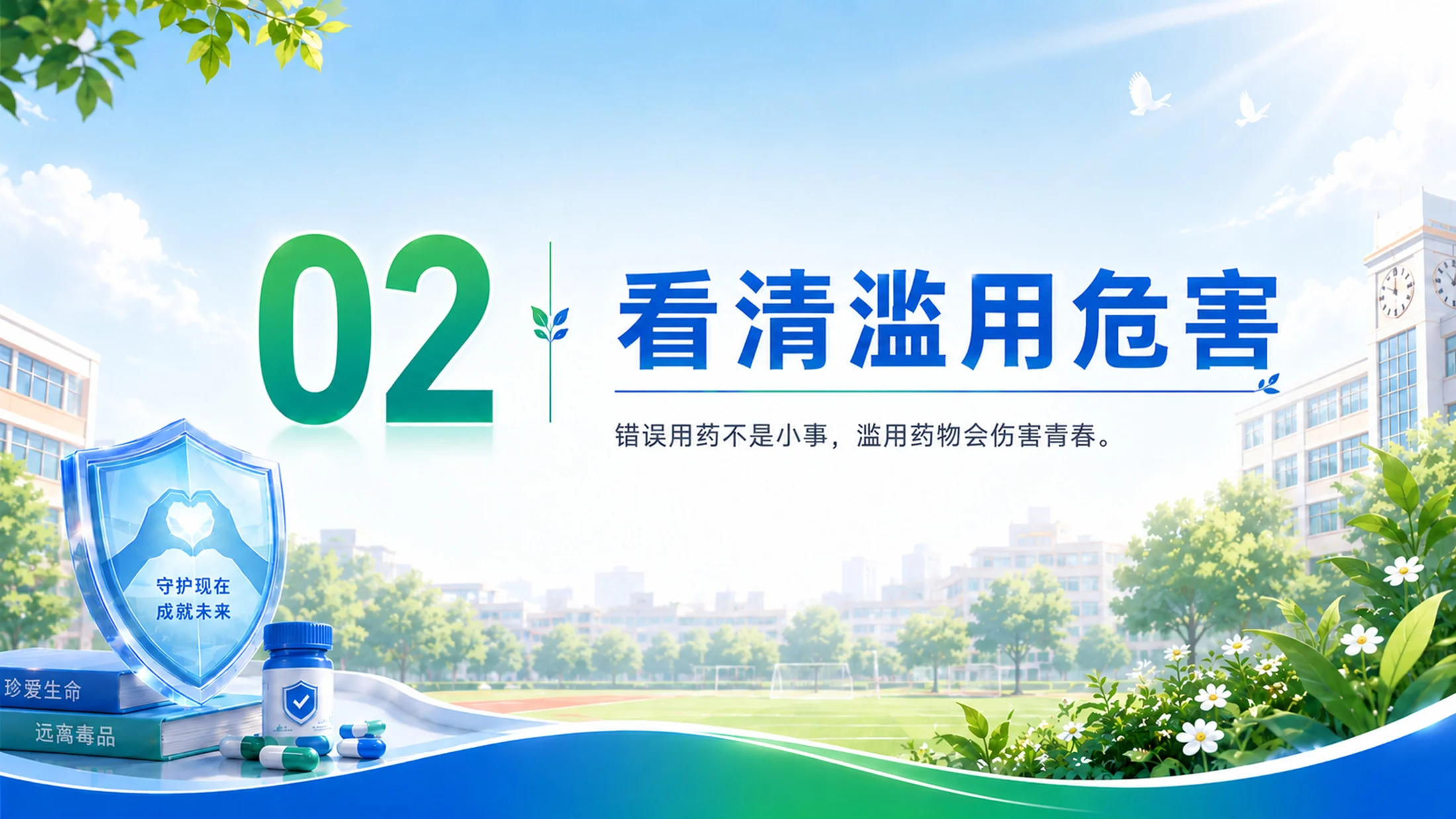 《守护青春 拒绝滥用｜防范青少年药物滥用主题班会PPT模板》 - 预览图7