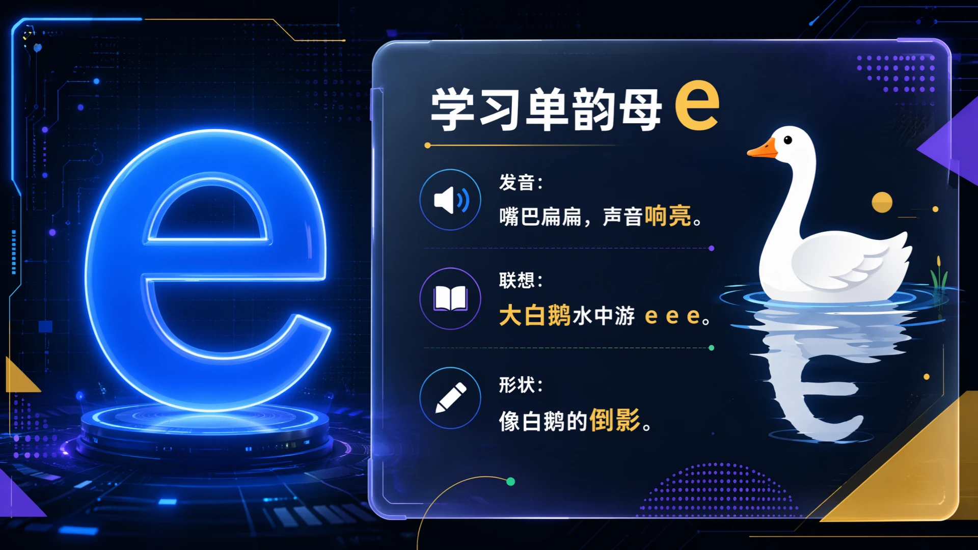 一年级语文统编版上-汉语拼音·aoe第一课时 - 预览图8