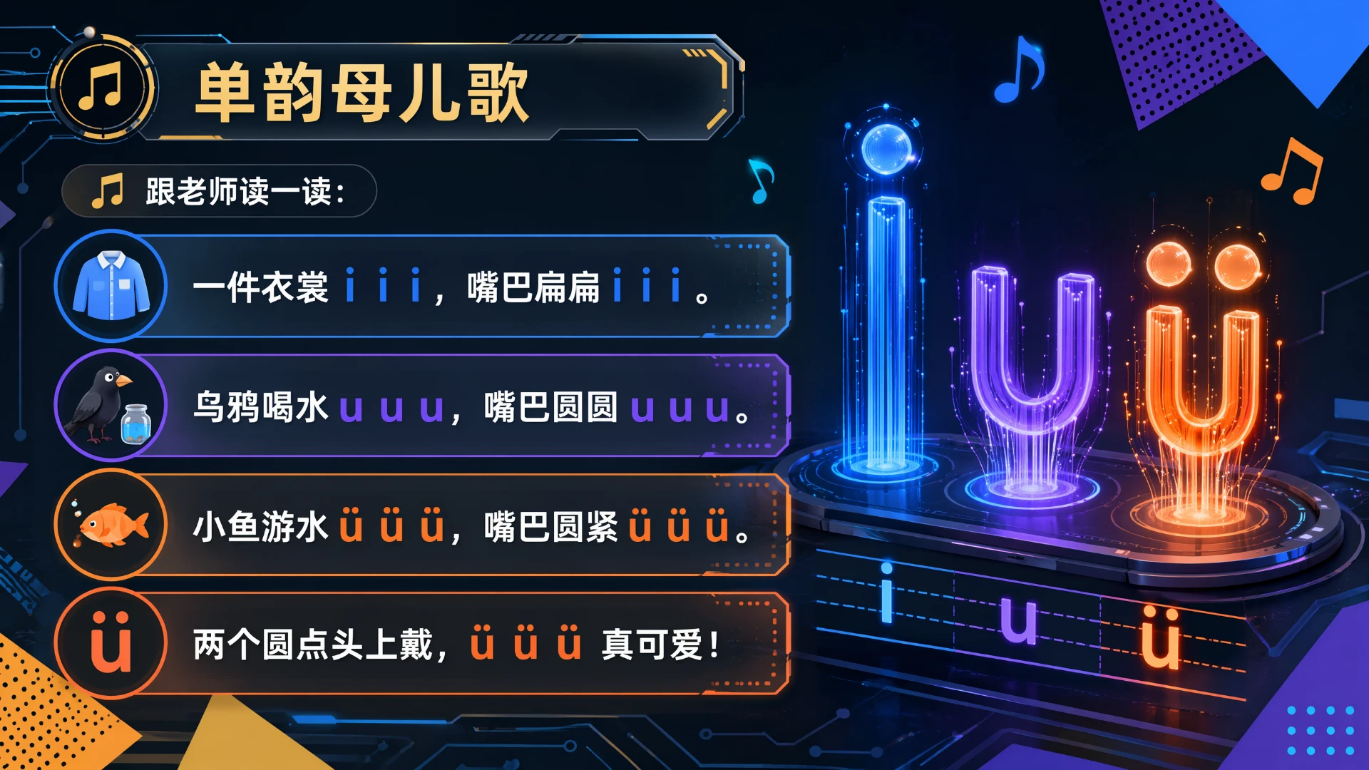 一年级语文统编版上-汉语拼音·iuü第一课时 - 预览图12
