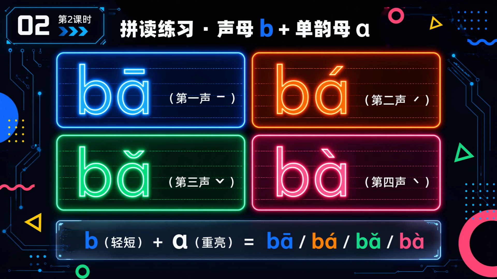 一年级语文统编版上-汉语拼音·bpmf·第二课时 - 预览图6