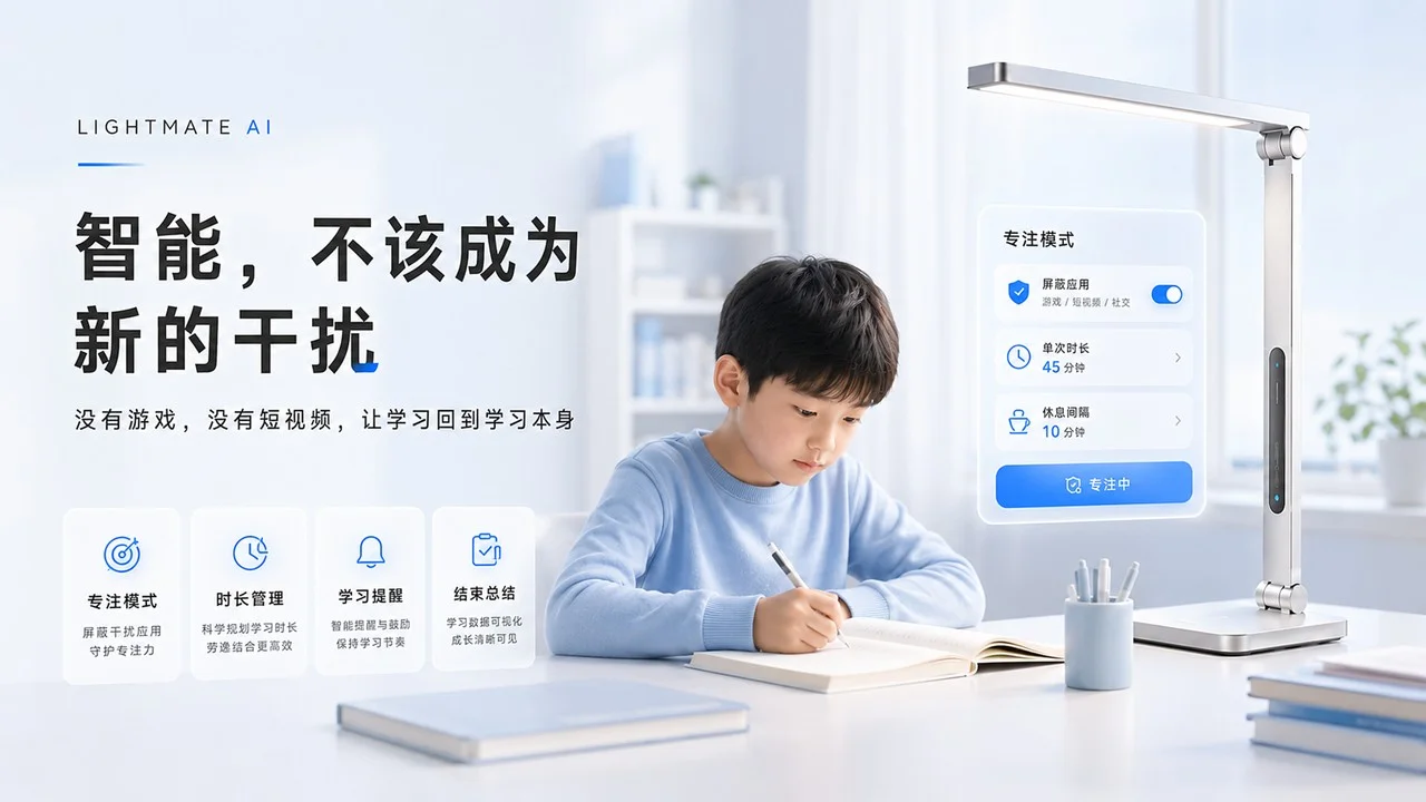 AI 智能学习灯发布PPT - 预览图12