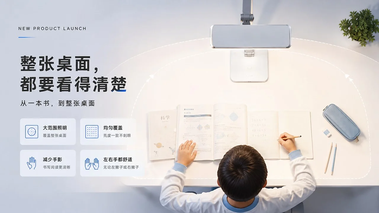 AI 智能学习灯发布PPT - 预览图6