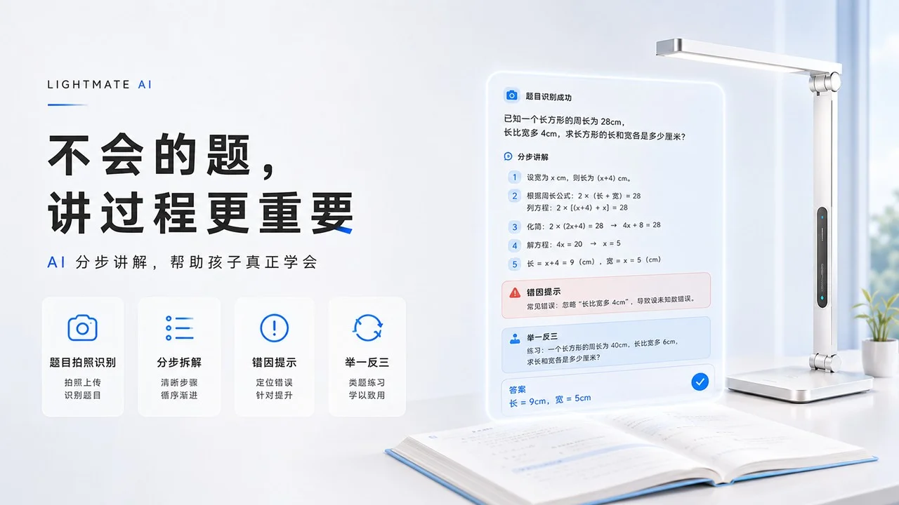 AI 智能学习灯发布PPT - 预览图10
