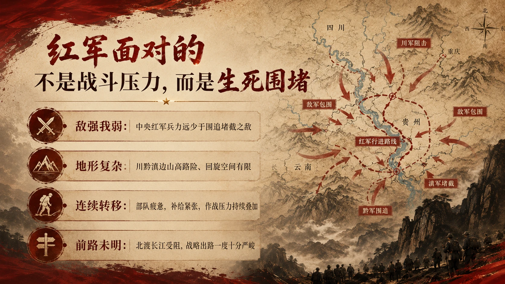 “四渡赤水：毛泽东的得意之笔”战略洞察型PPT - 预览图4